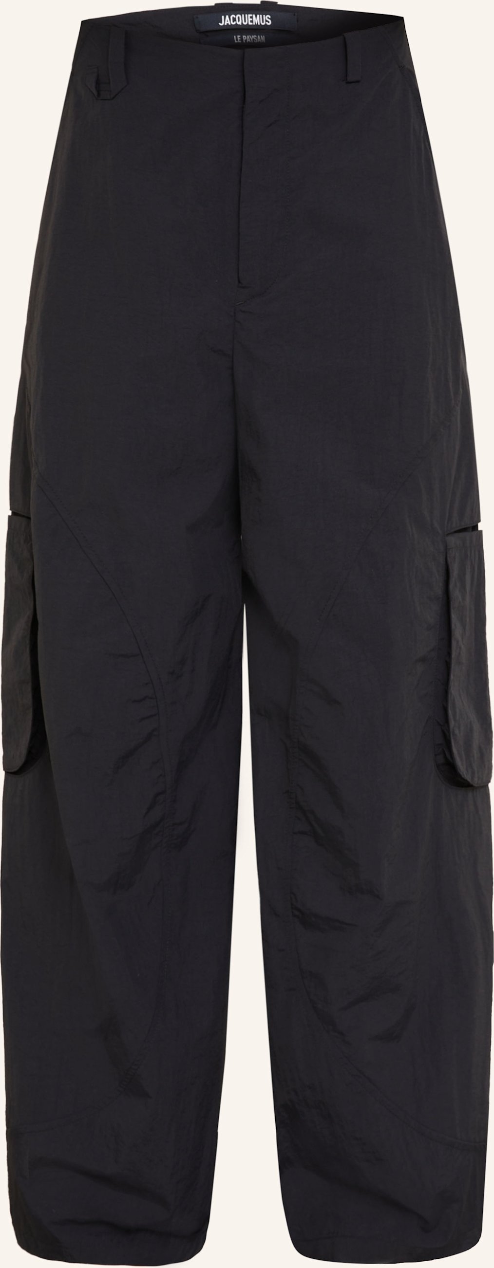 Jacquemus Cargohose Le Cargo Molino Wide Fit schwarz