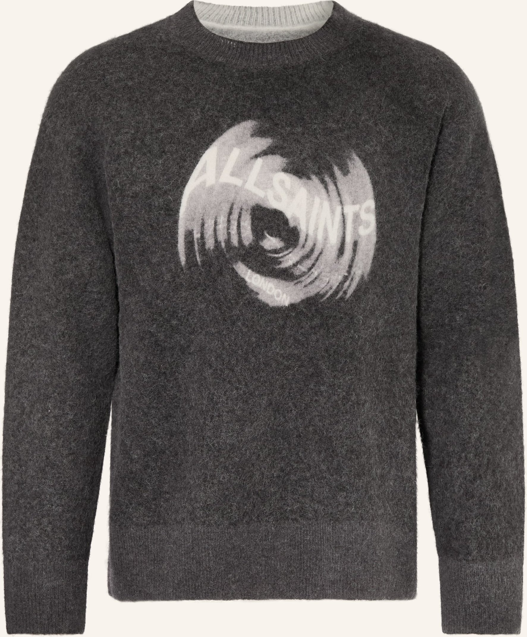 Allsaints Pullover Spinnin Mit Alpaka schwarz