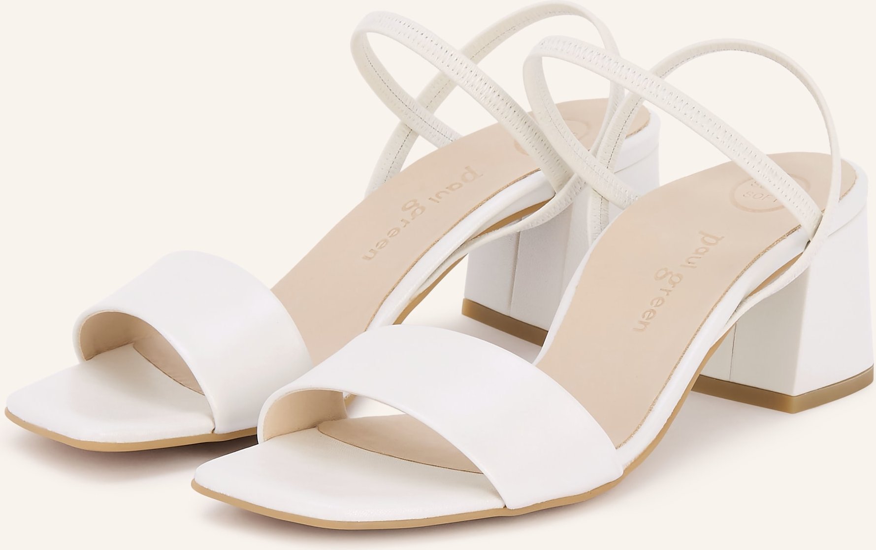 Paul Green Sandaletten weiss