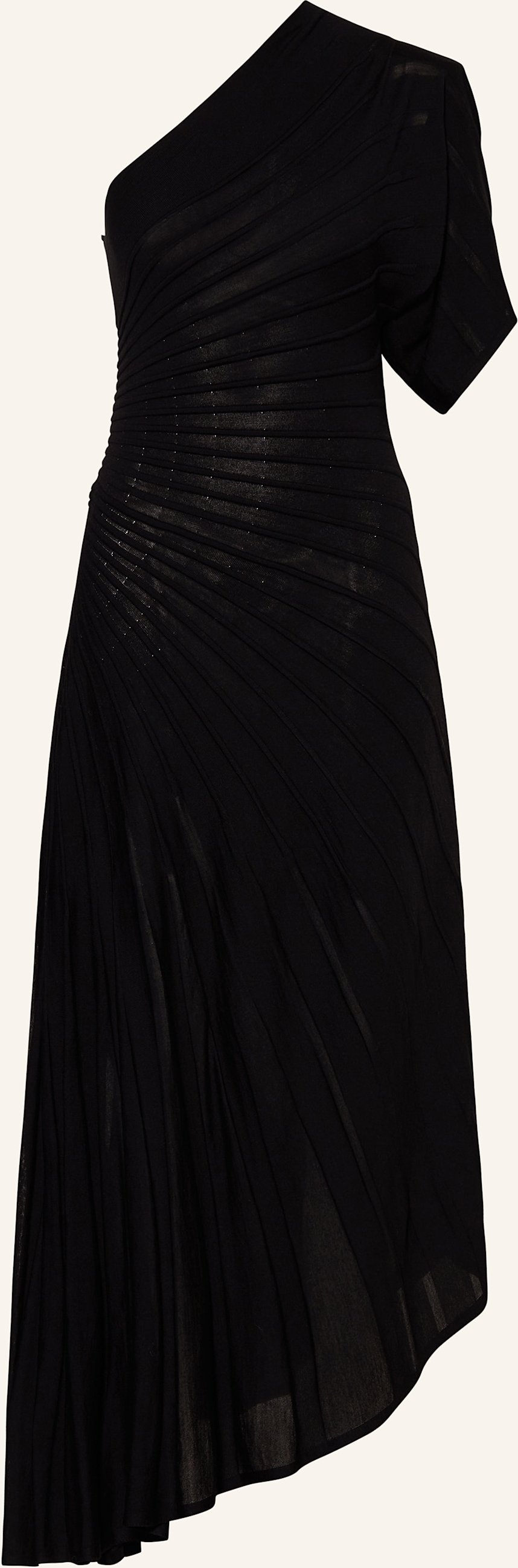 Alaïa Strickkleid Ray schwarz