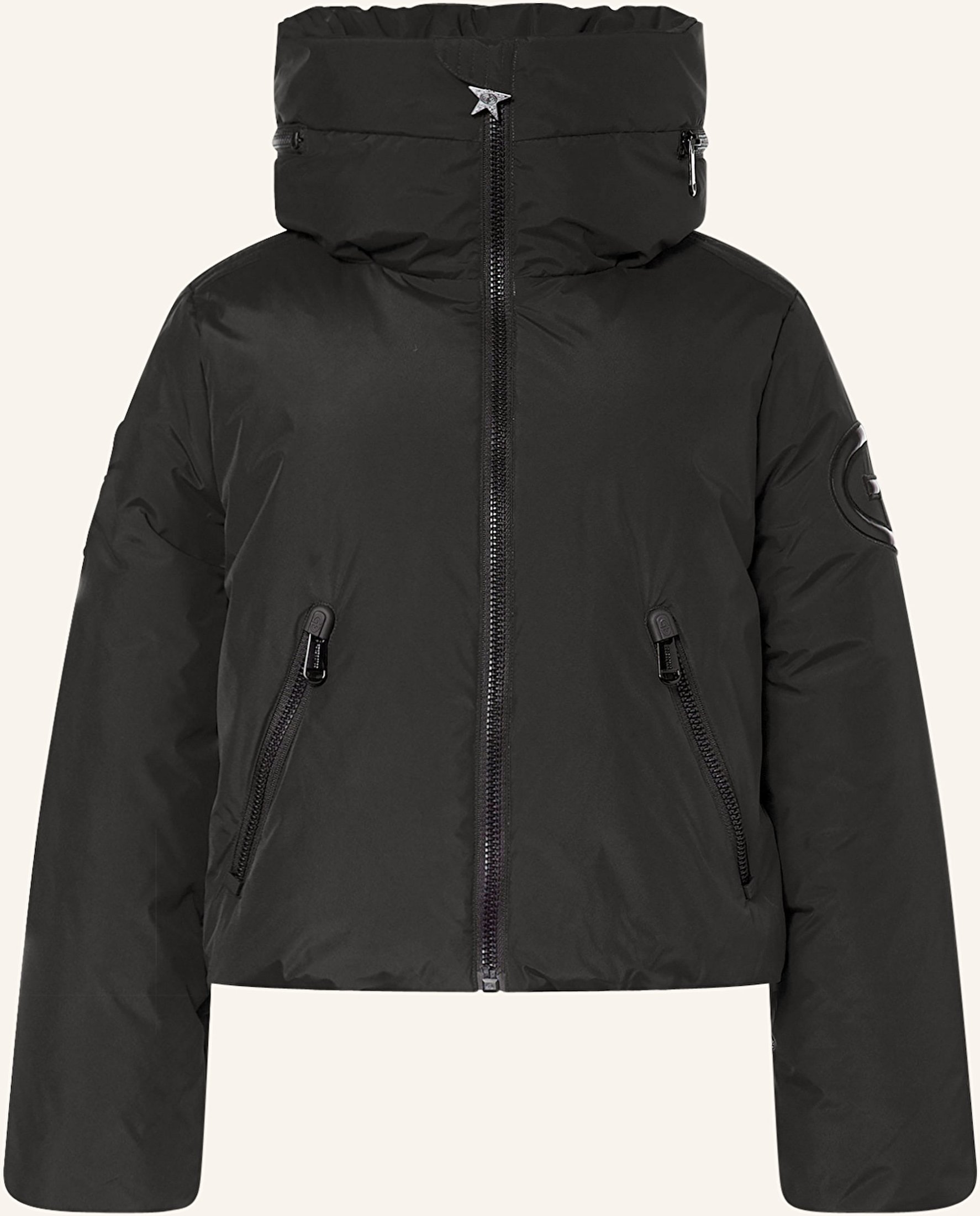 Thumbnail - Goldbergh Daunen-Skijacke Porter schwarz