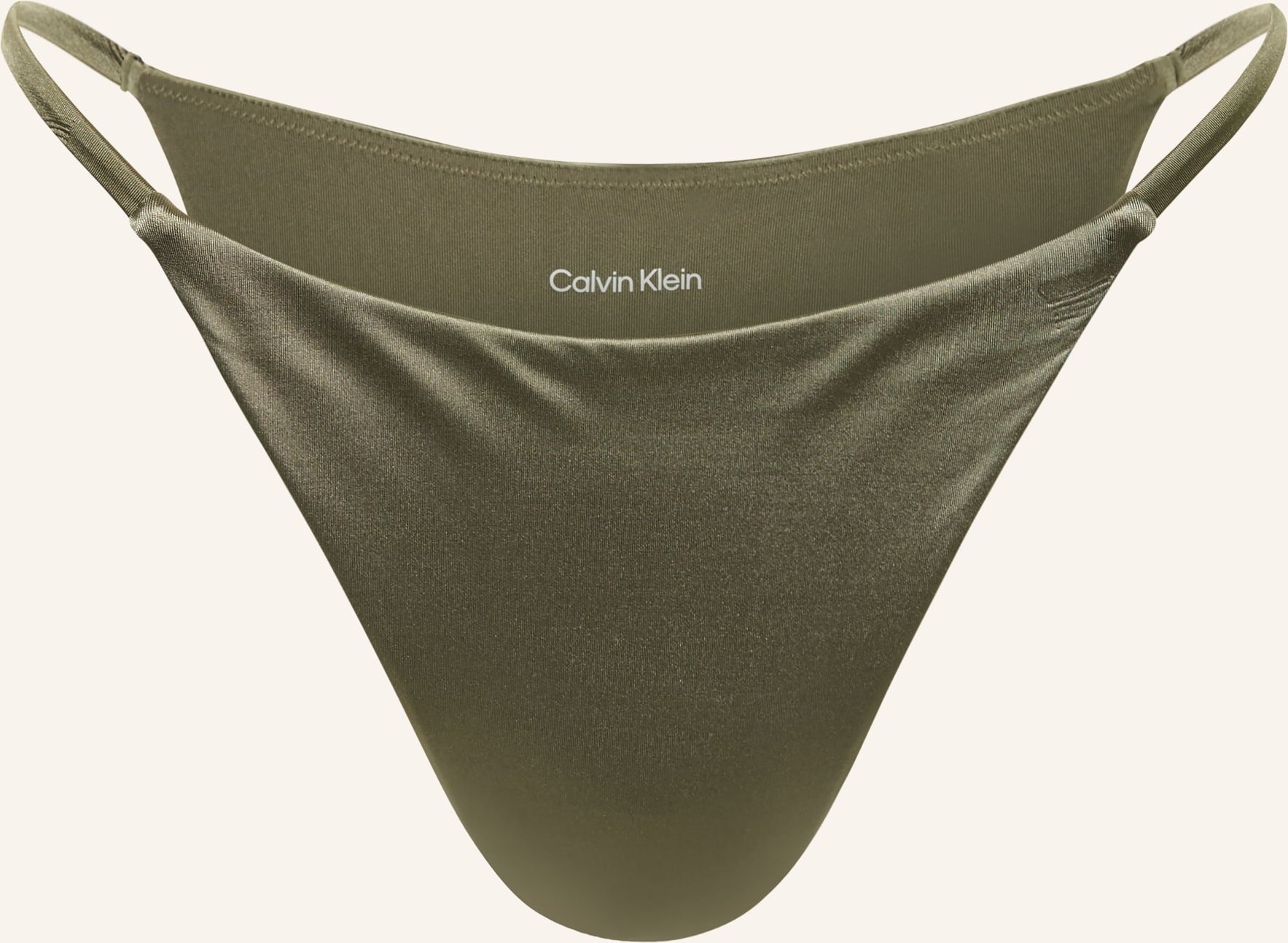Calvin Klein Brazilian-Bikini-Hose Ck Shine gruen