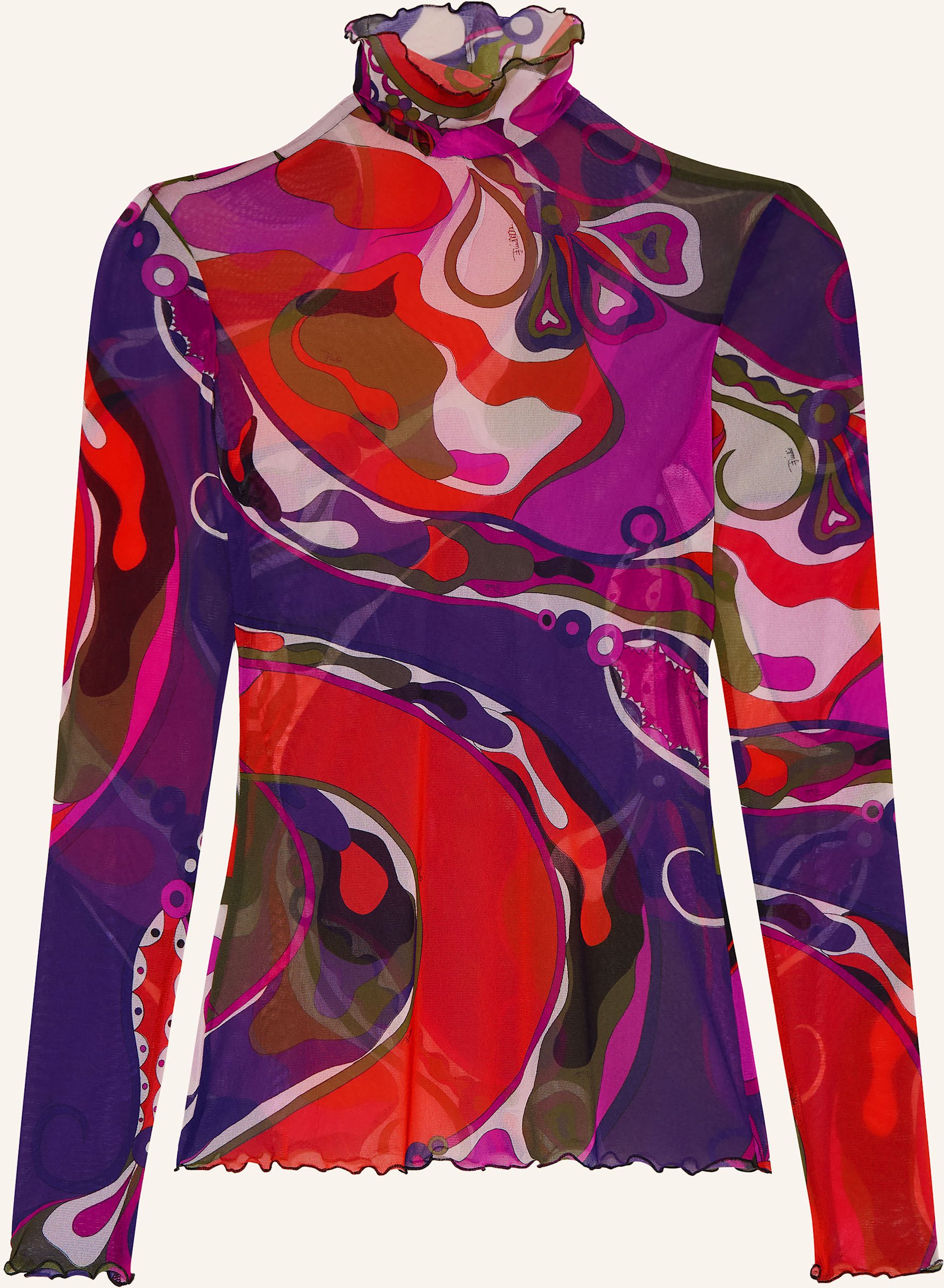 Thumbnail - Pucci Longsleeve Aus Mesh pink