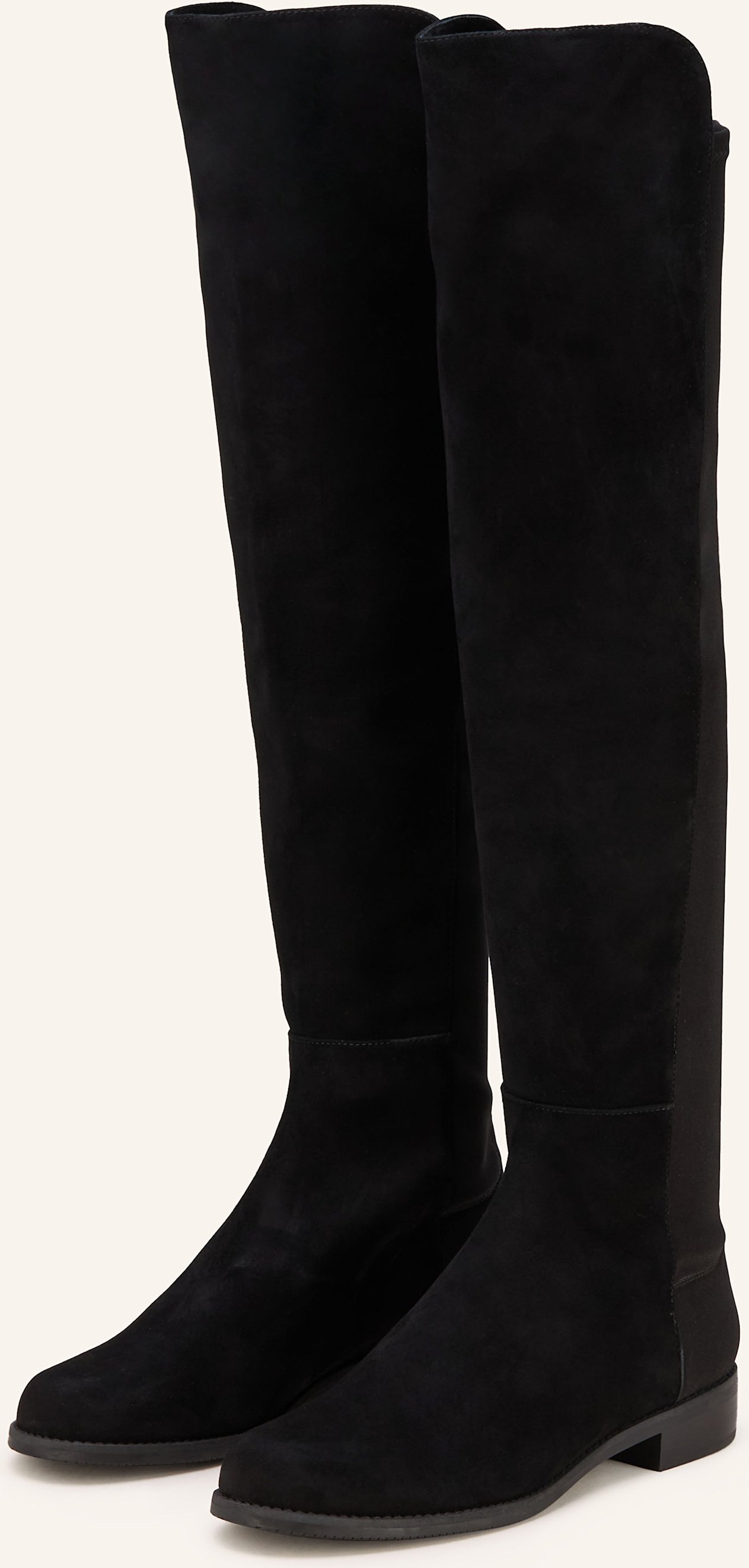 Stuart Weitzman Overknee-Stiefel schwarz