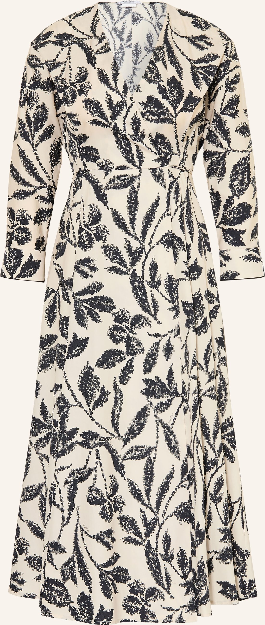 Max Mara Wickelkleid Camino beige