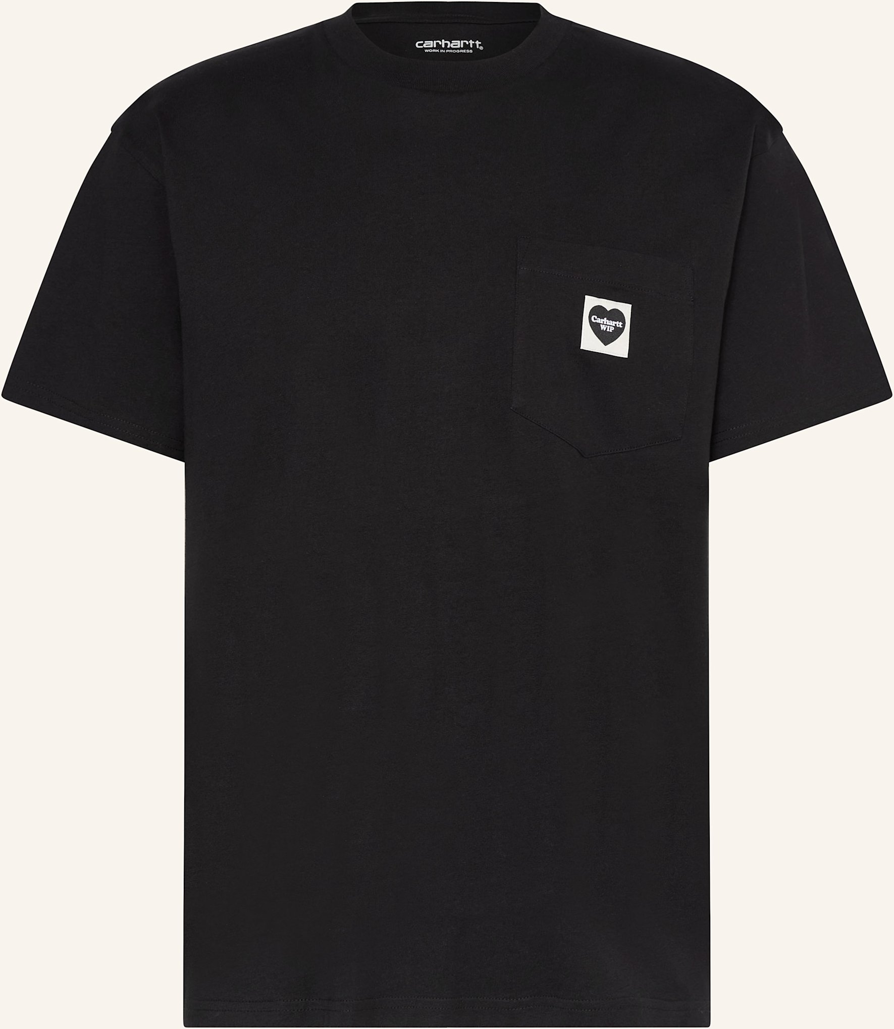 Carhartt Wip T-Shirt S/S Pocket Heart schwarz