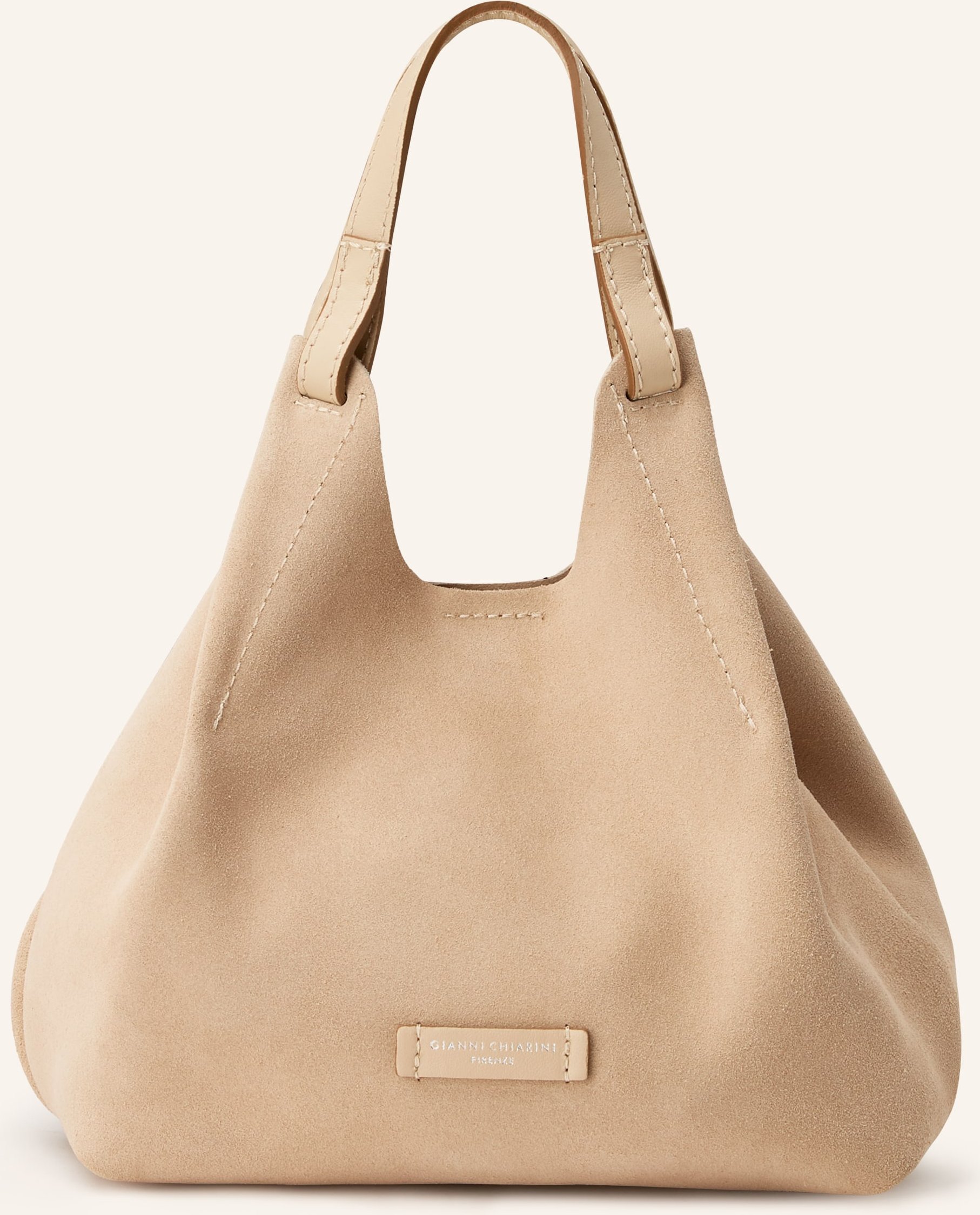 Gianni Chiarini Beuteltasche Dua Medium Mit Pouch beige