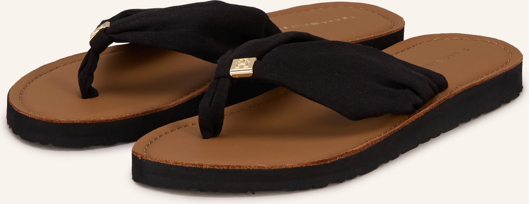 Tommy Hilfiger Zehentrenner schwarz