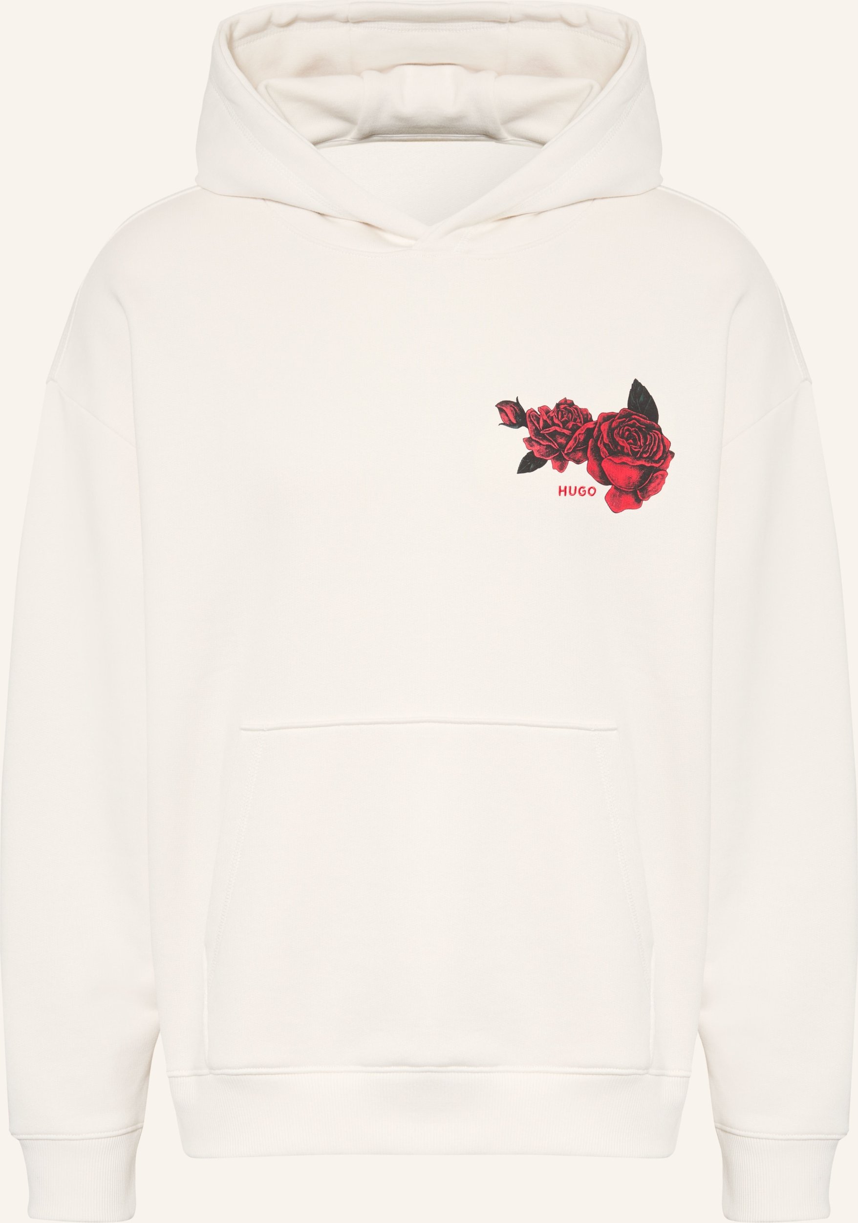 Hugo Oversized-Hoodie Dagethood weiss