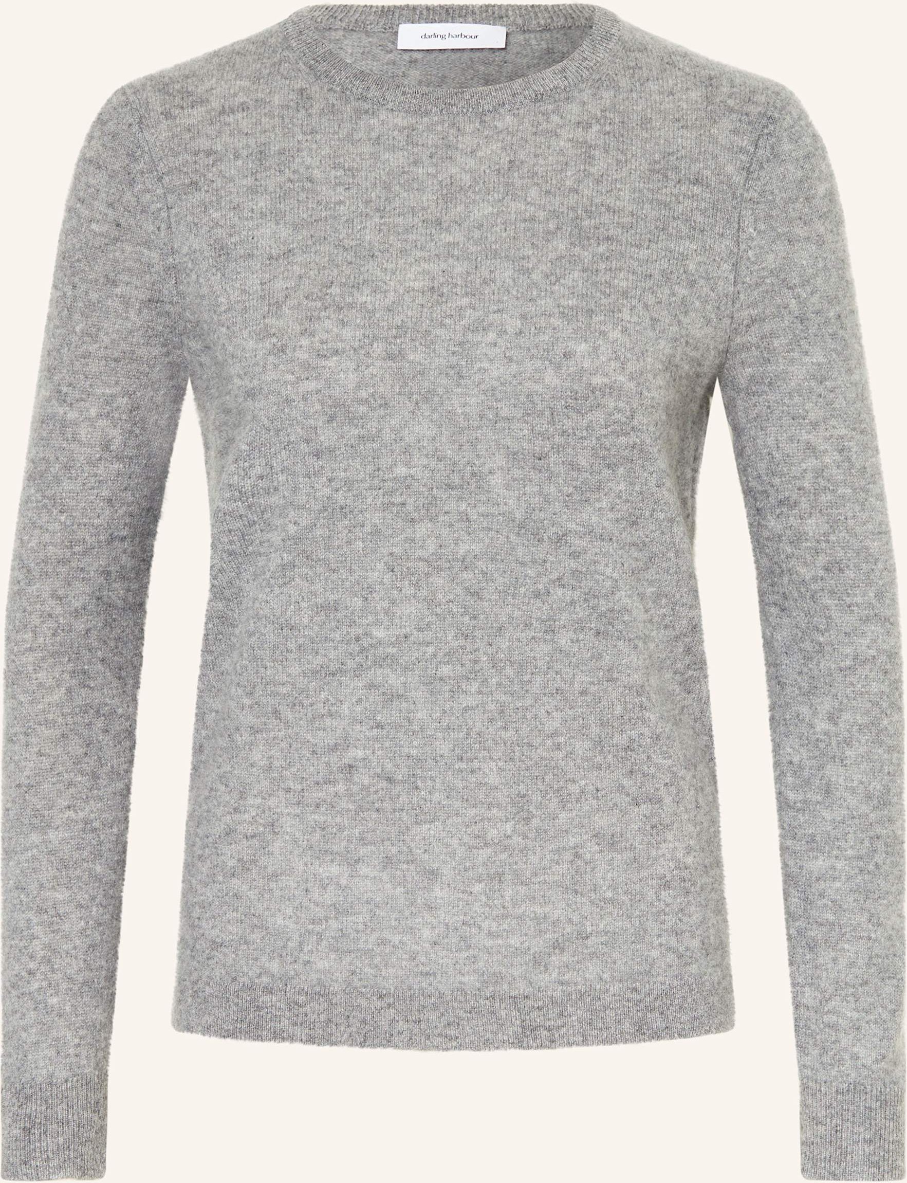Darling Harbour Cashmere-Pullover grau