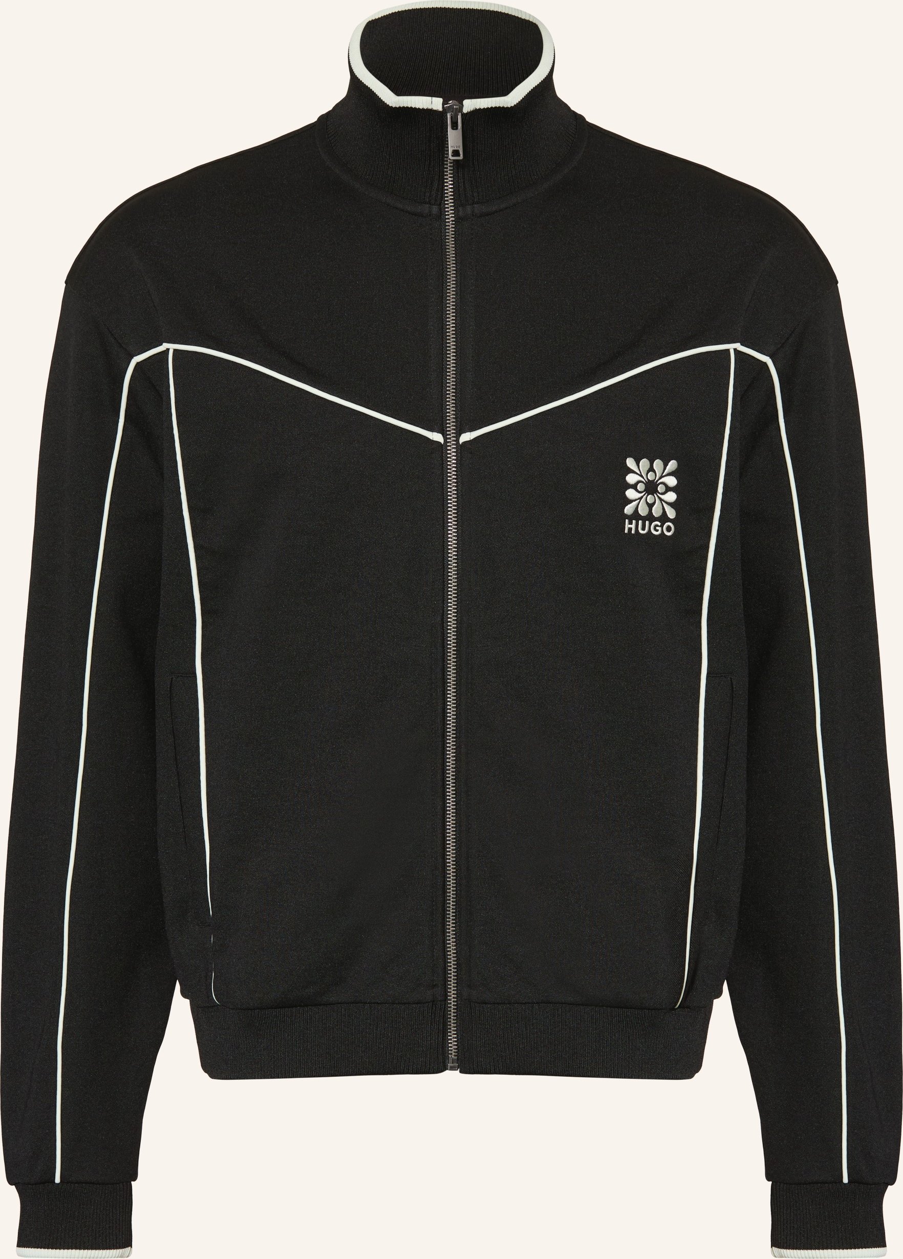 Hugo Sweatjacke Darynt schwarz