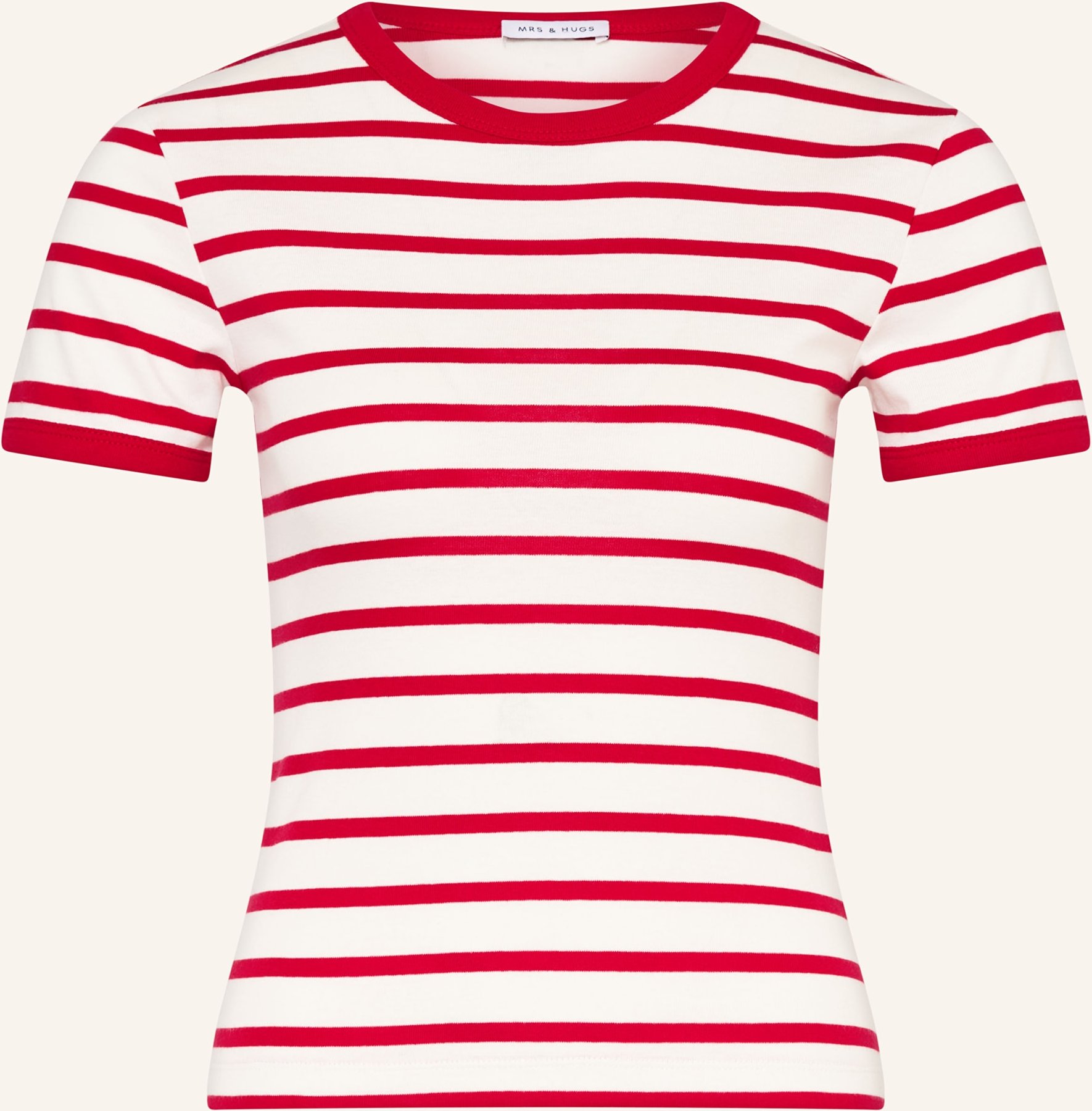 Mrs & Hugs T-Shirt weiss