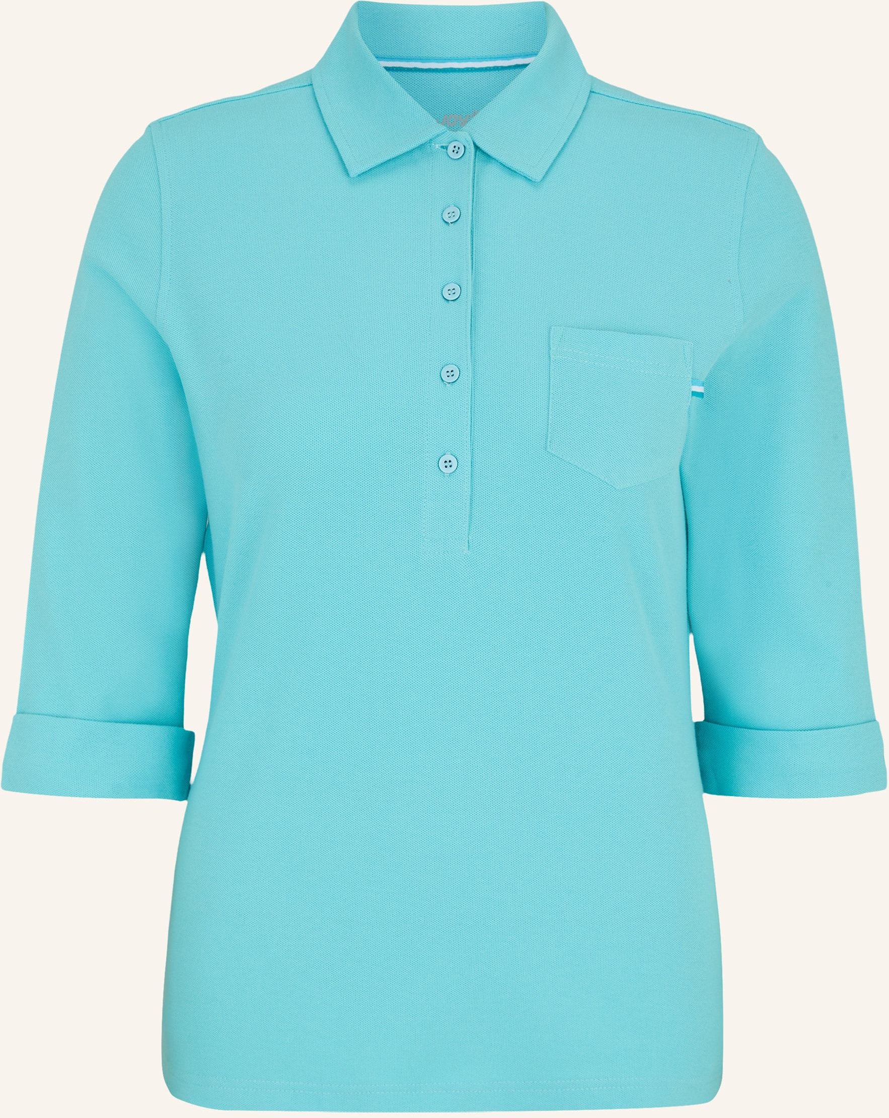 Joy Sportswear Piqué-Poloshirt Gisele Mit 3/4-Arm blau