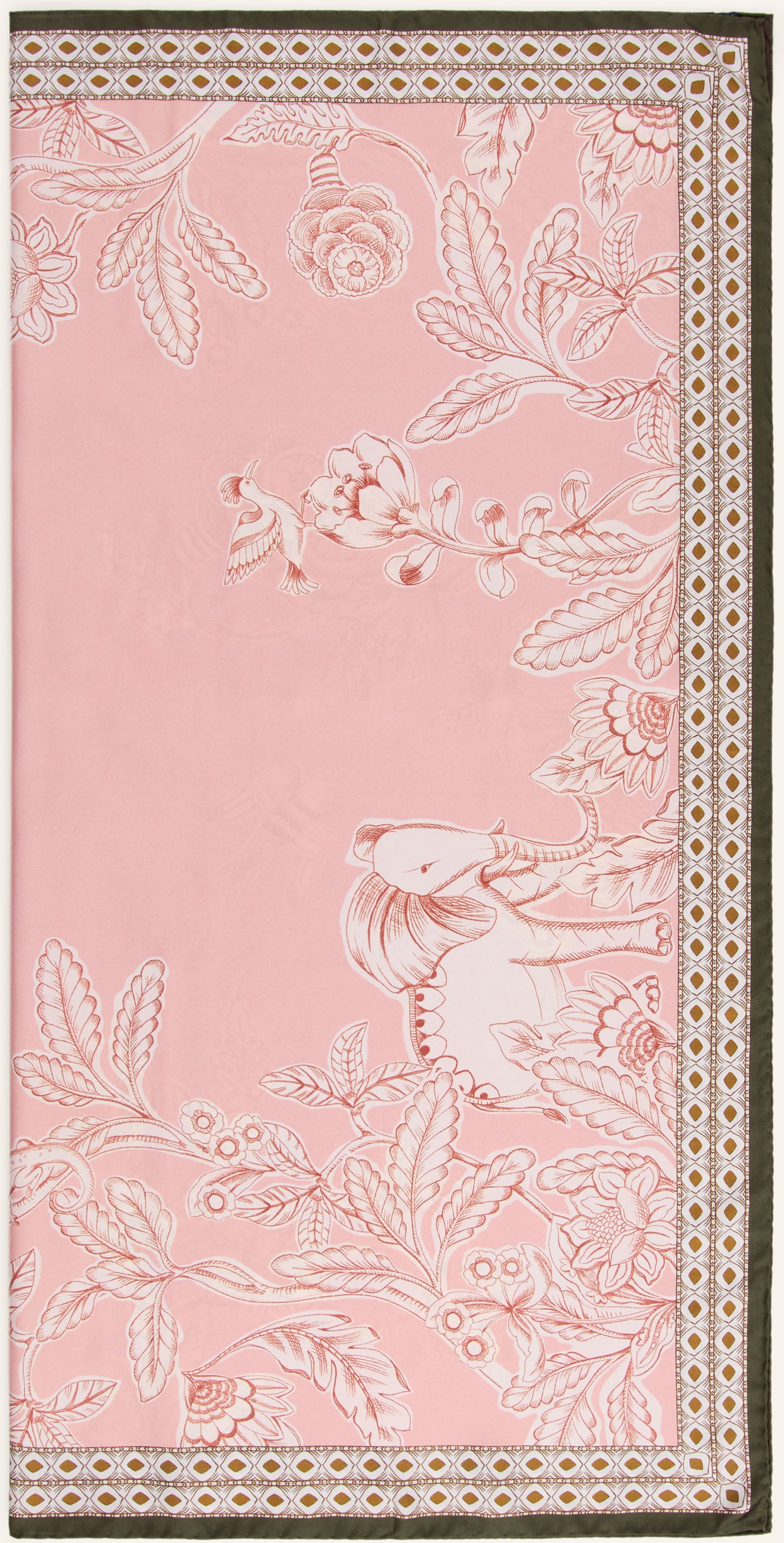 Barbieri Seidentuch rosa