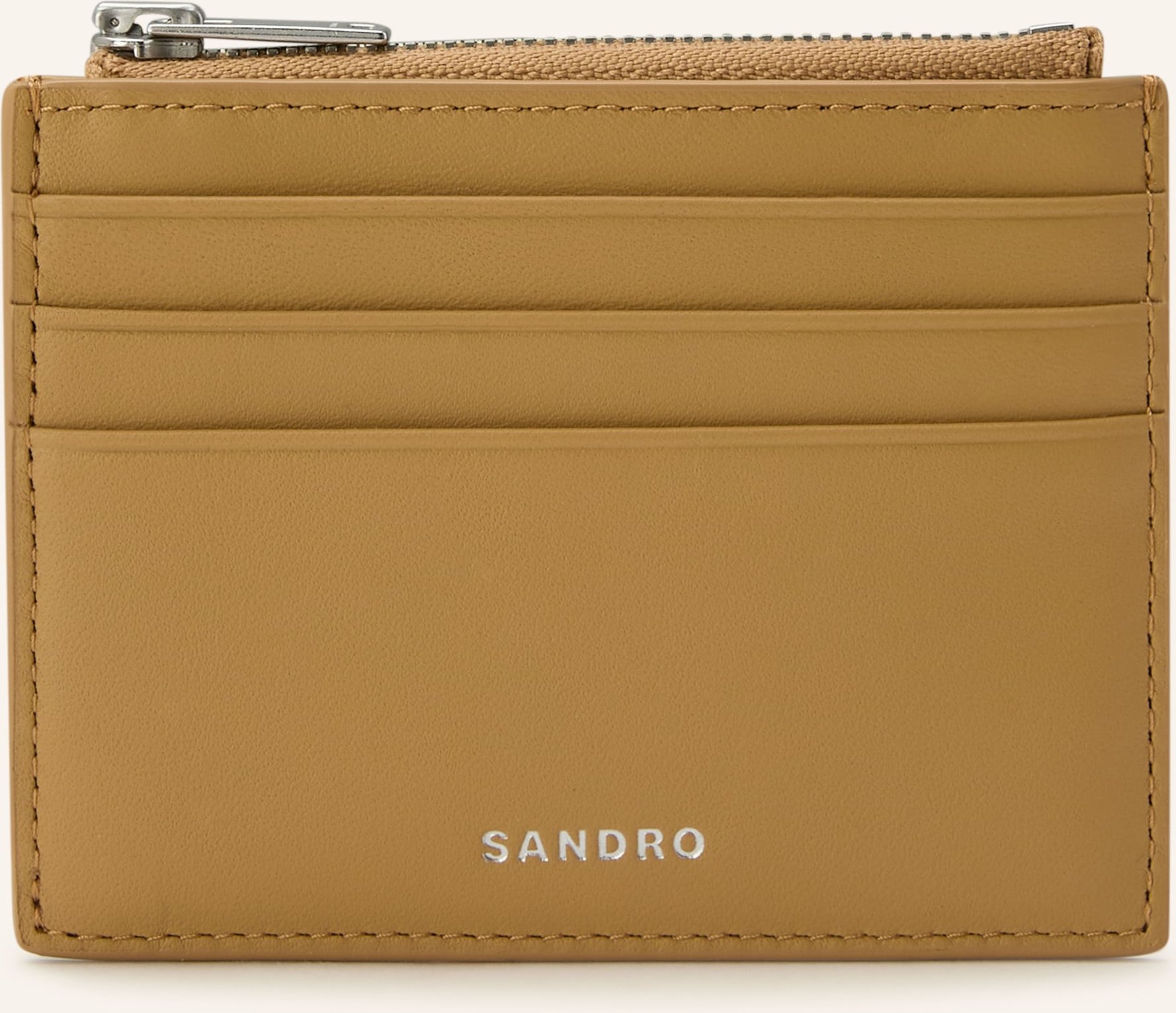Sandro Kartenetui Mit Münzfach beige