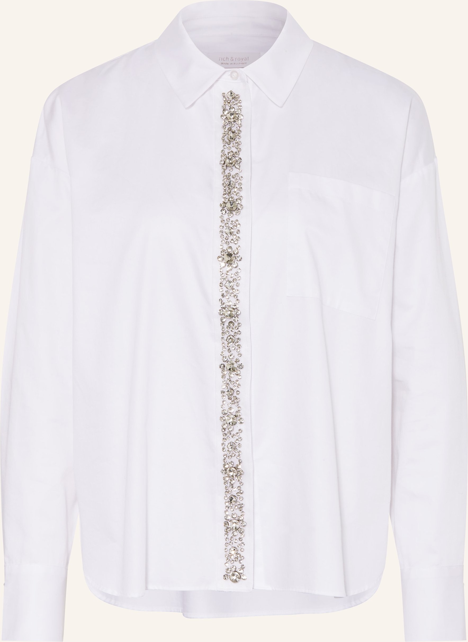 Rich & Royal Hemdbluse weiss