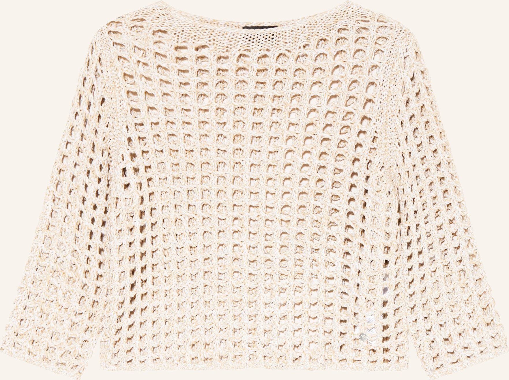 Thumbnail - Monari Strickshirt Mit Glitzergarn braun