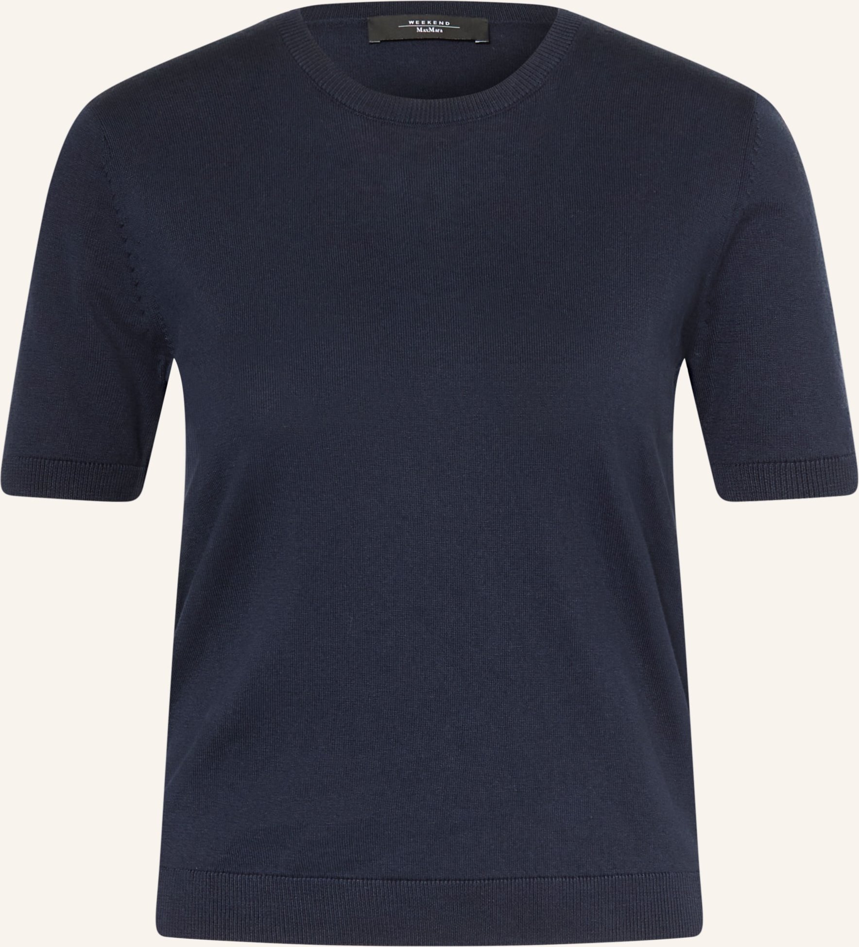 Weekend Max Mara Strickshirt Gabarra Mit Seide blau