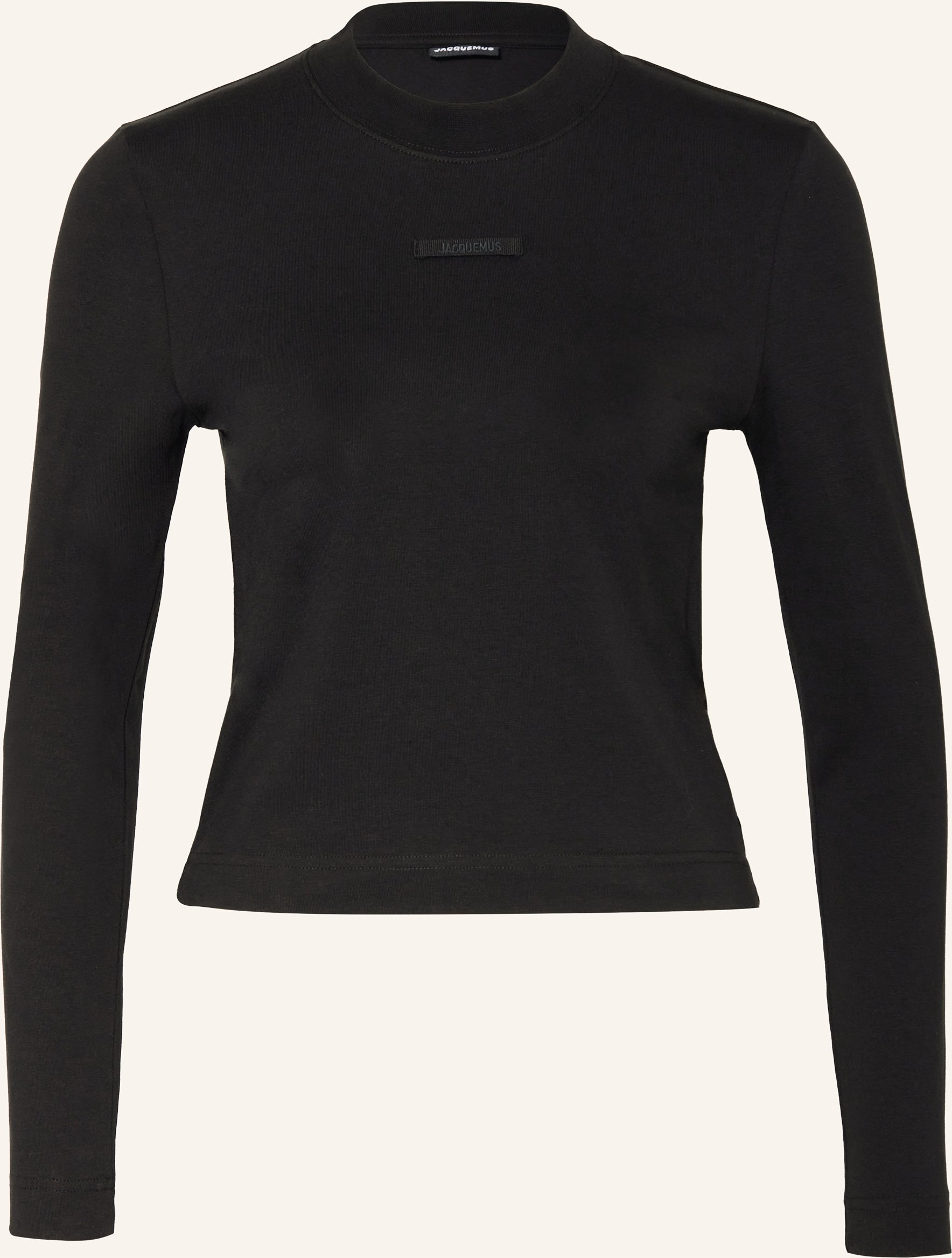 Jacquemus Longsleeve Le Tshirt Gros Grain schwarz