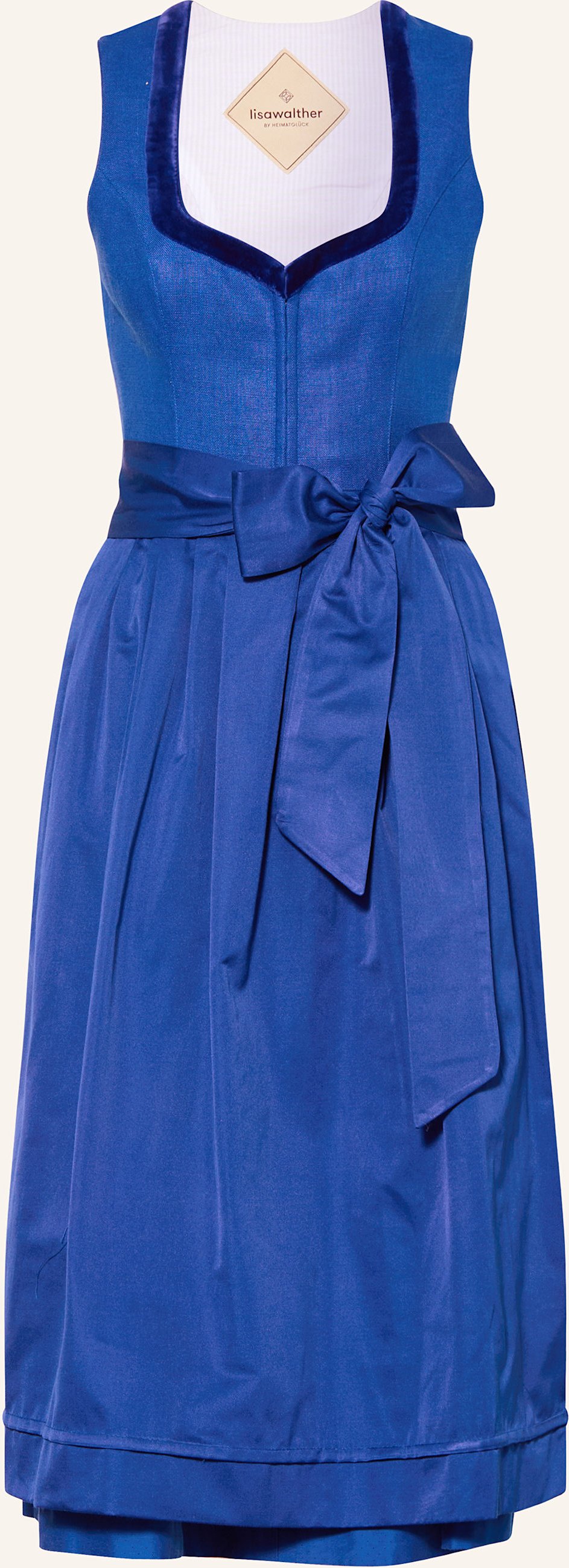 Heimatglück Tracht Dirndl Elisa blau