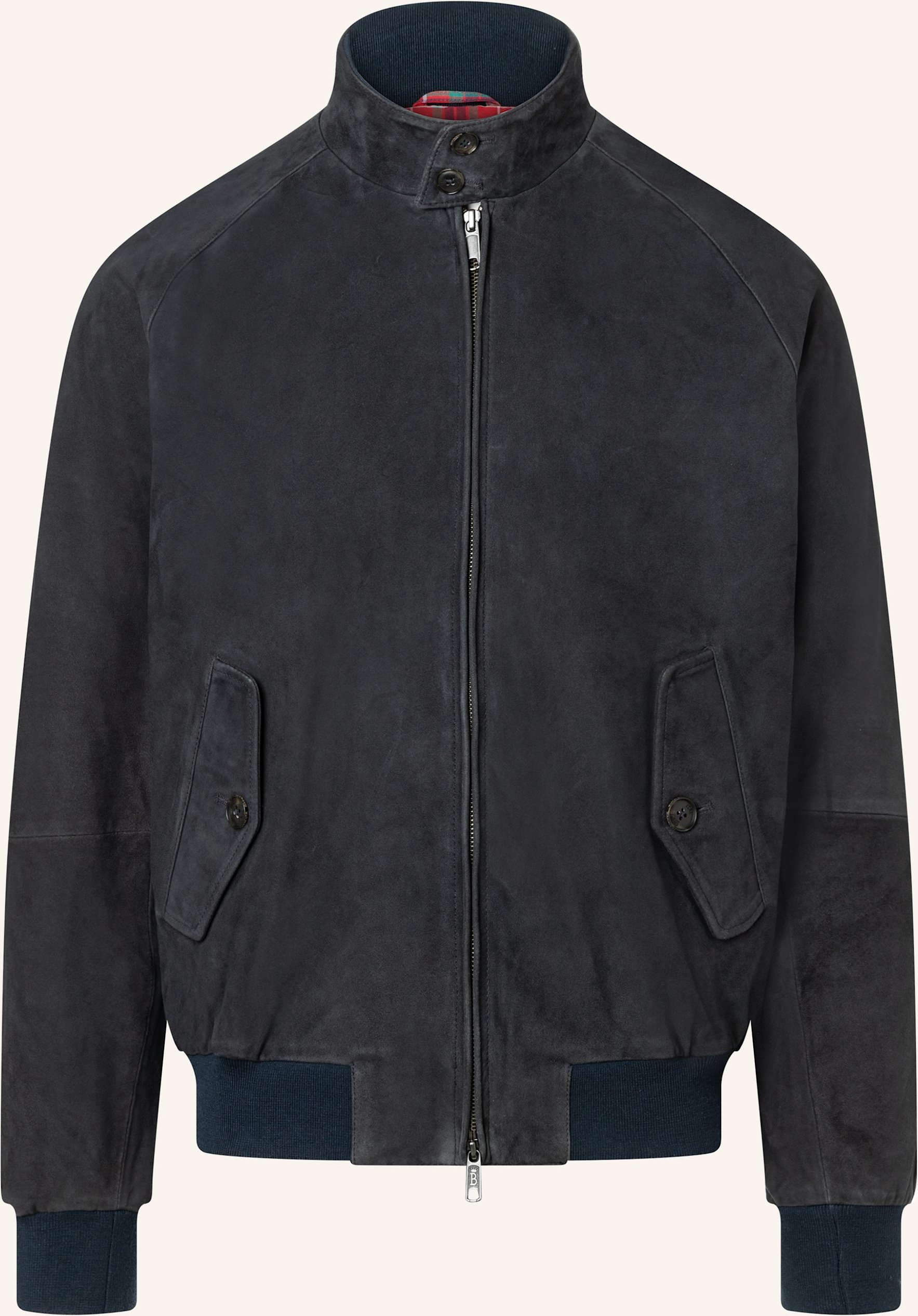 Baracuta Jacke g9 Harrington Suede blau