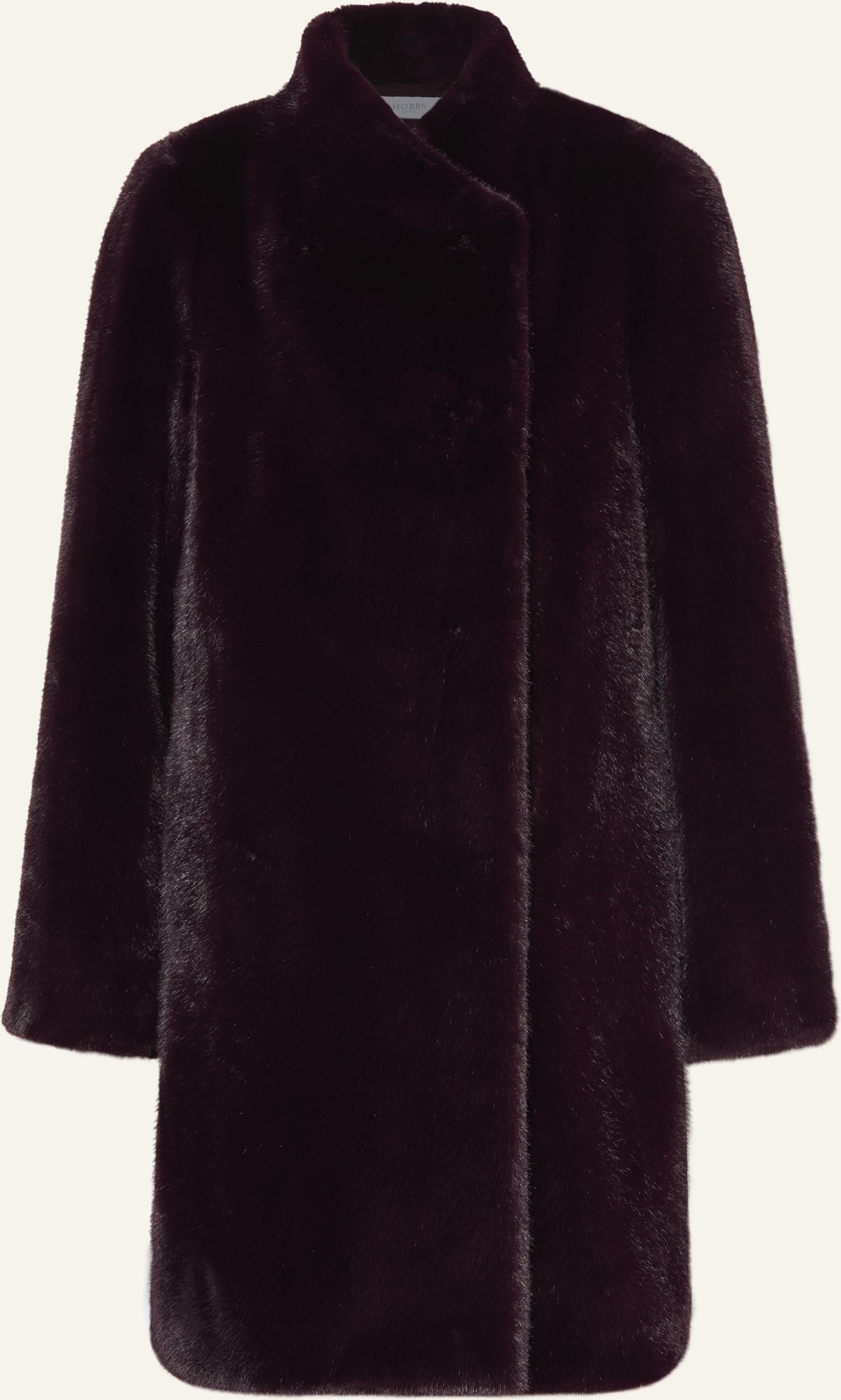 Hobbs Mantel Tarini Aus Kunstpelz rot