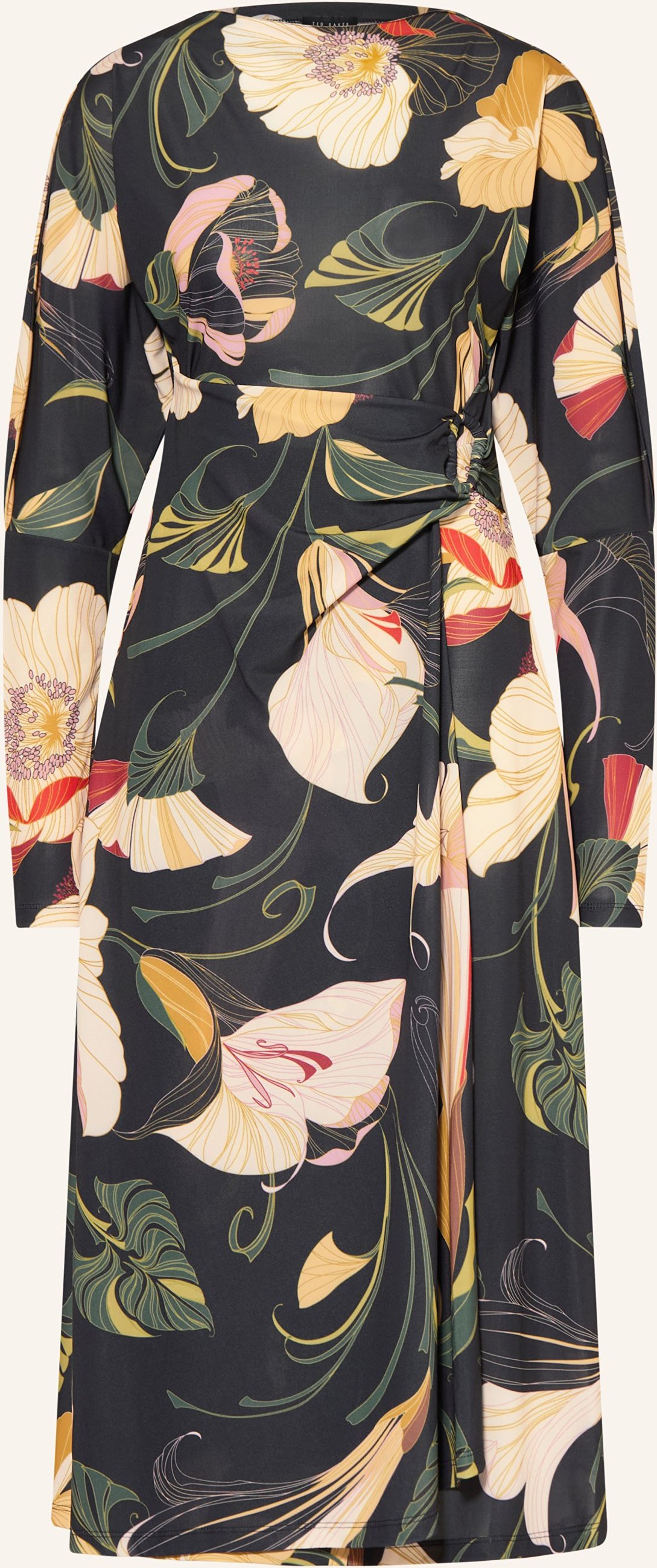 Ted Baker Kleid Lawria In Wickeloptik schwarz