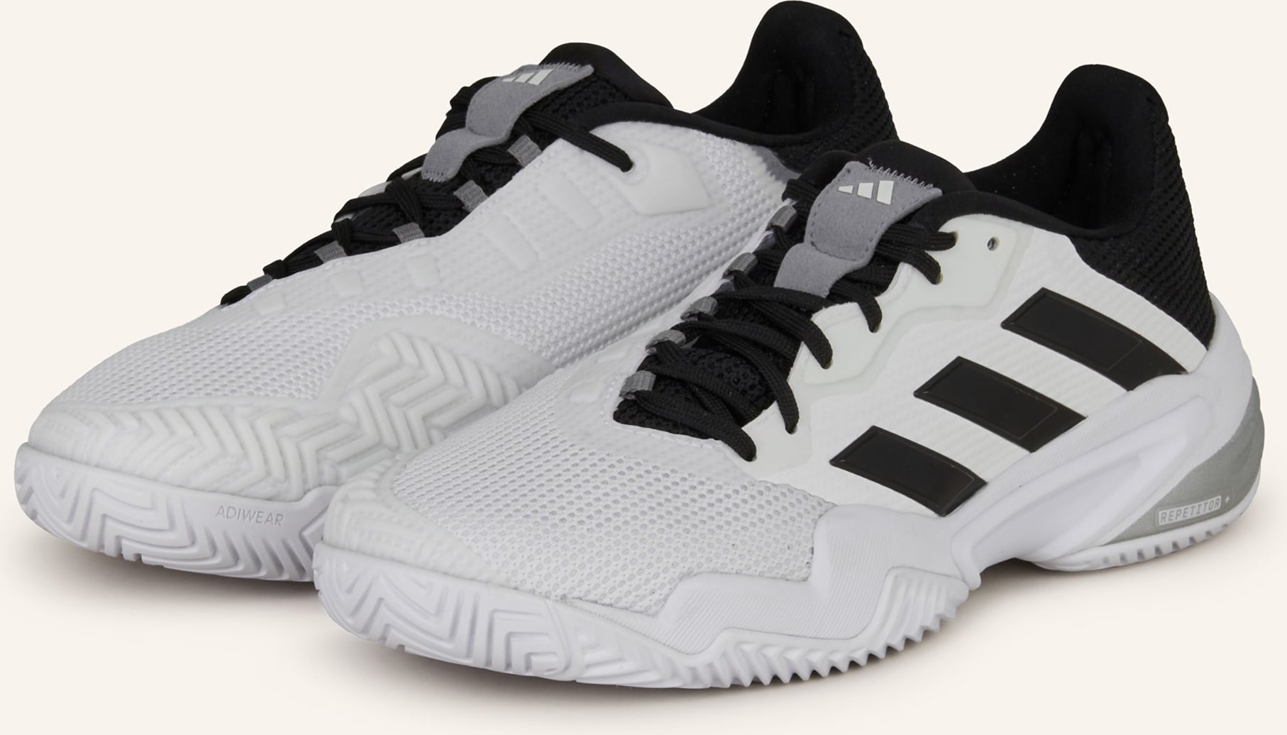 Adidas Tennisschuhe Barricade 13 weiss