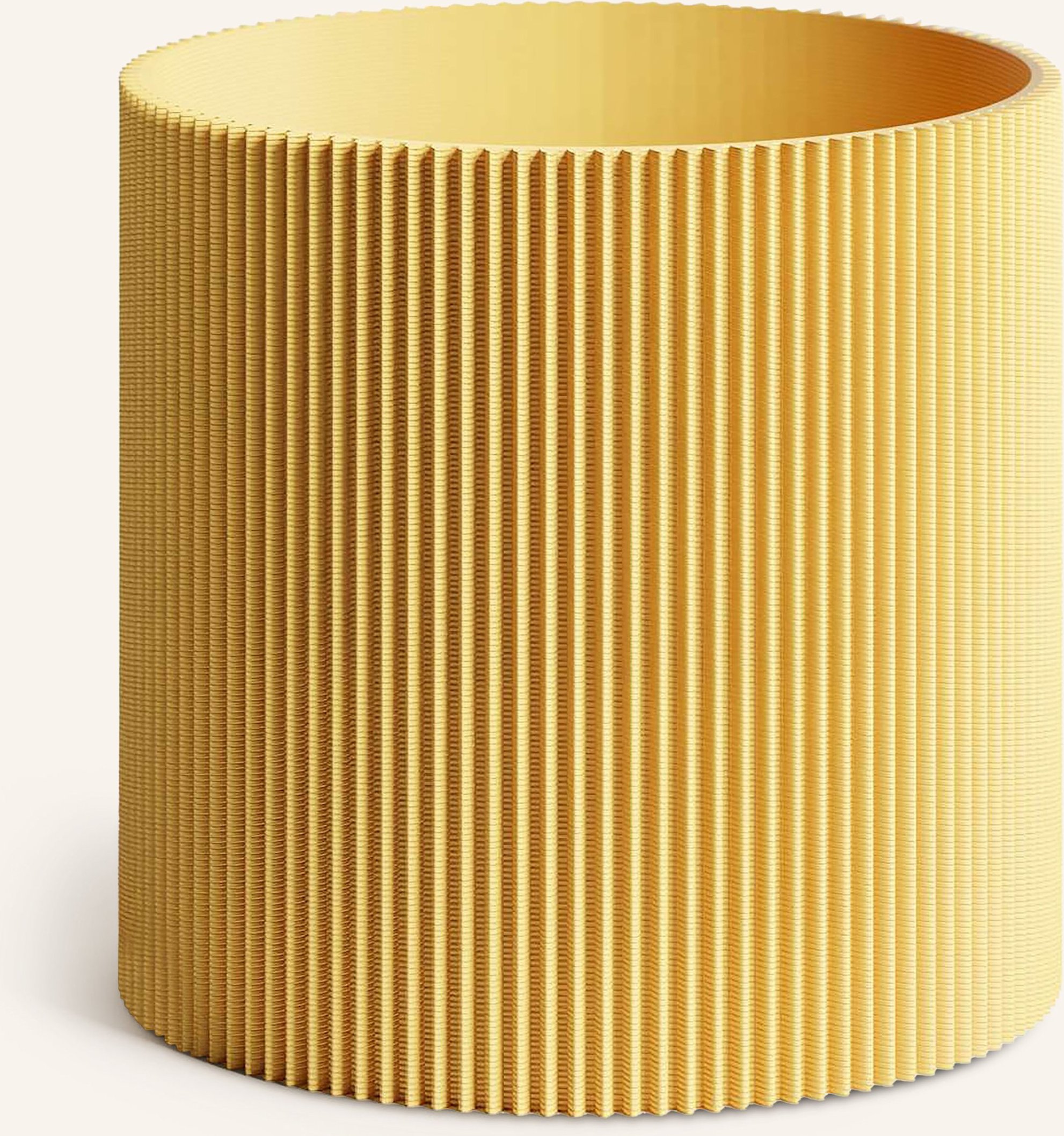 Dennismaass Blumentopf Gerade Medium gelb