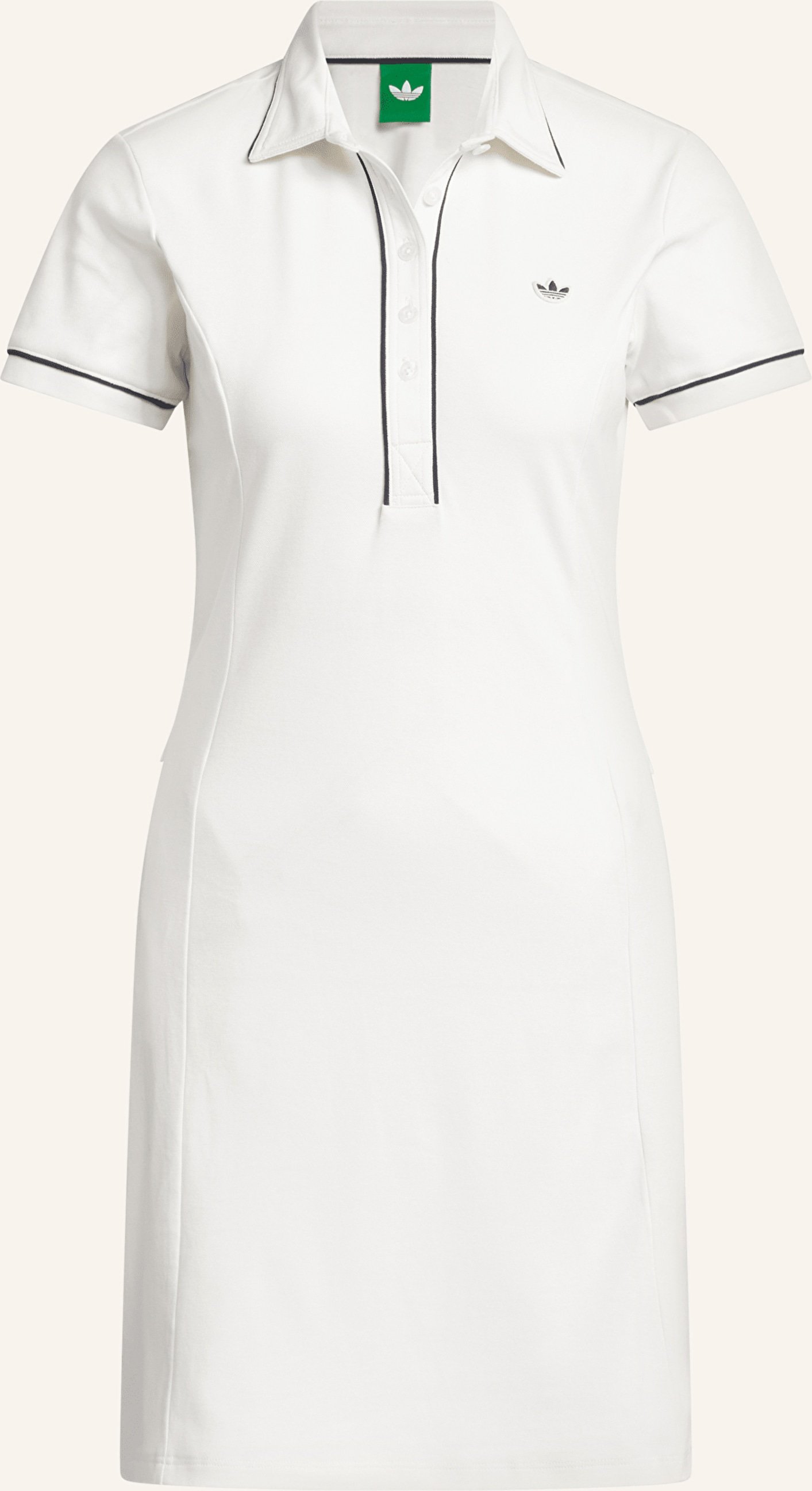 Adidas Originals Piqué-Polokleid Originals weiss