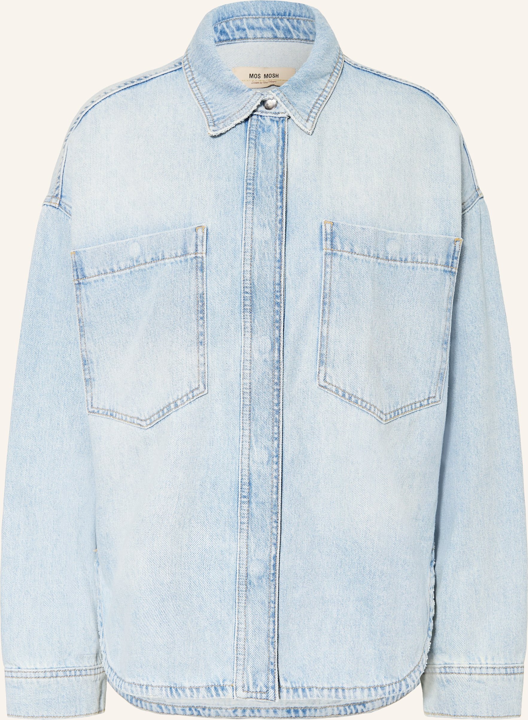 Mos Mosh Jeansbluse Mmemm blau