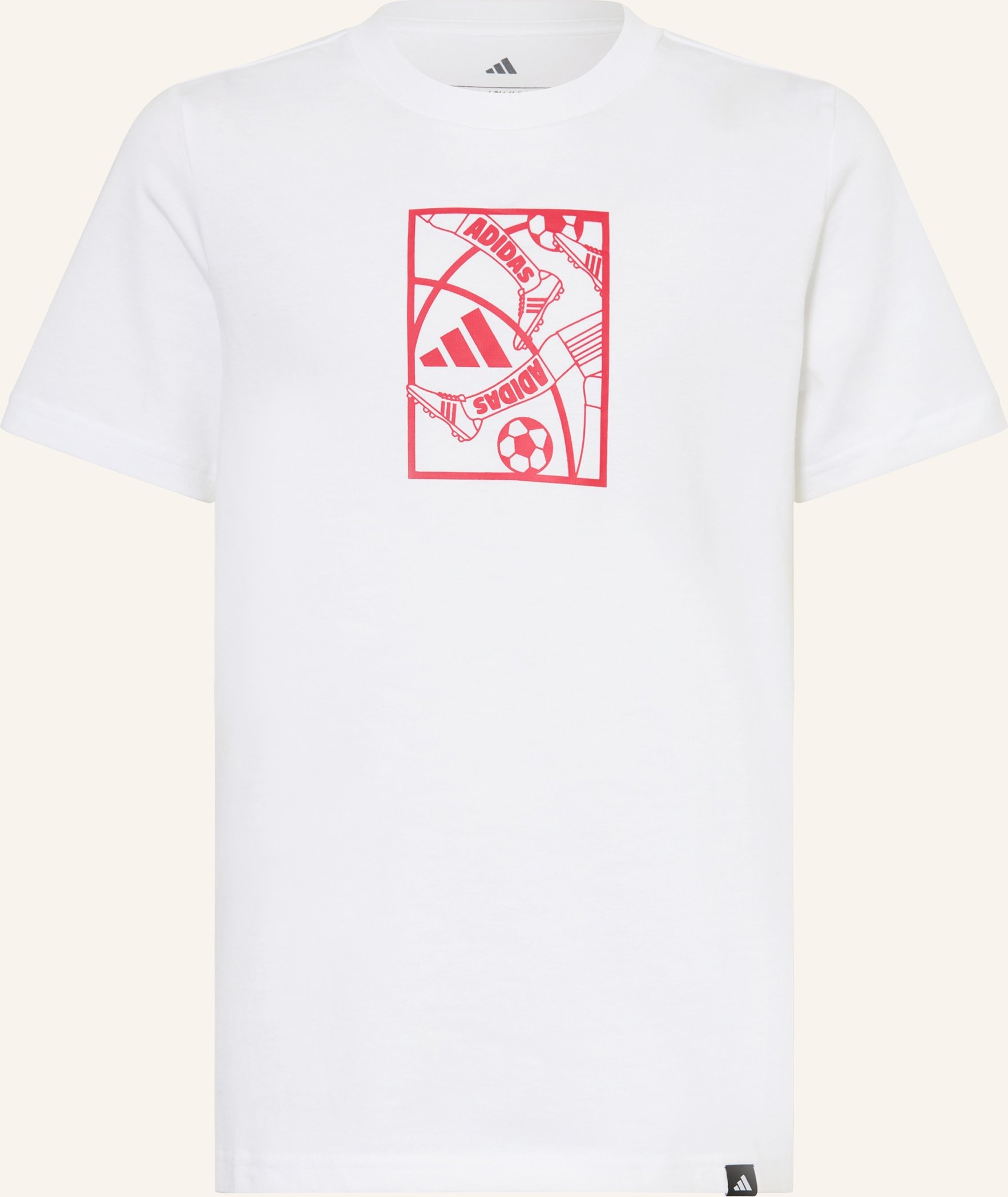 Adidas T-Shirt Football weiss