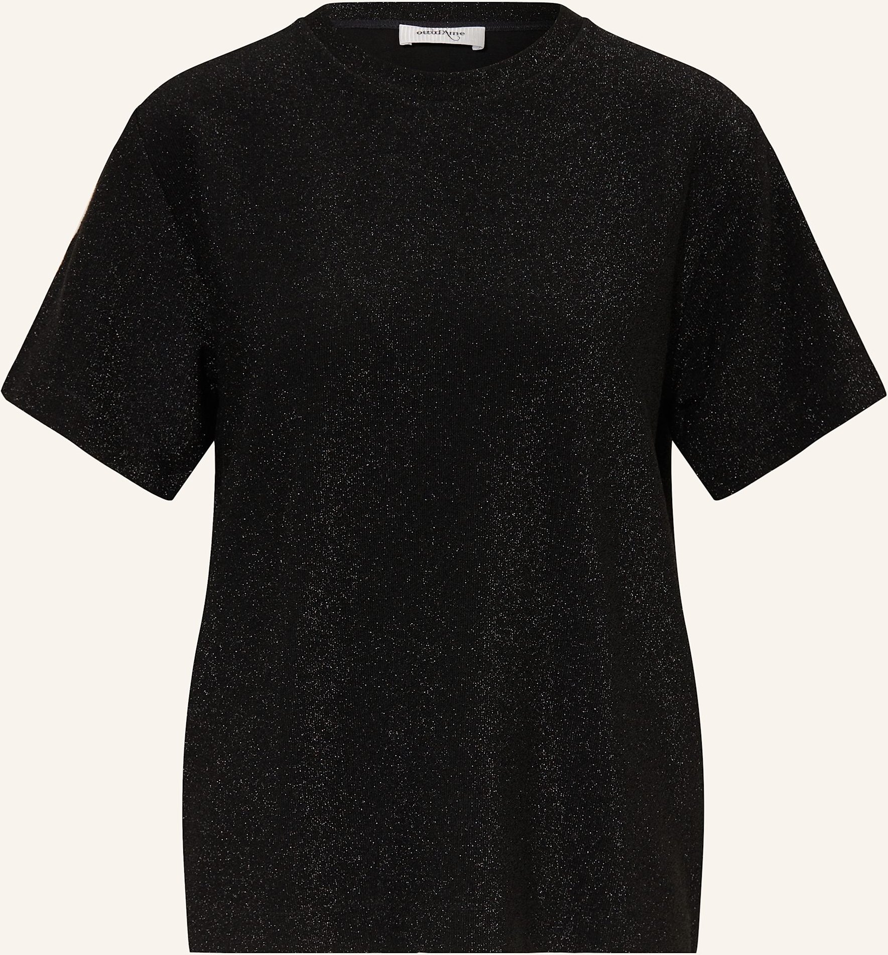 Thumbnail - Ottod'ame Strickshirt Mit Glitzergarn schwarz