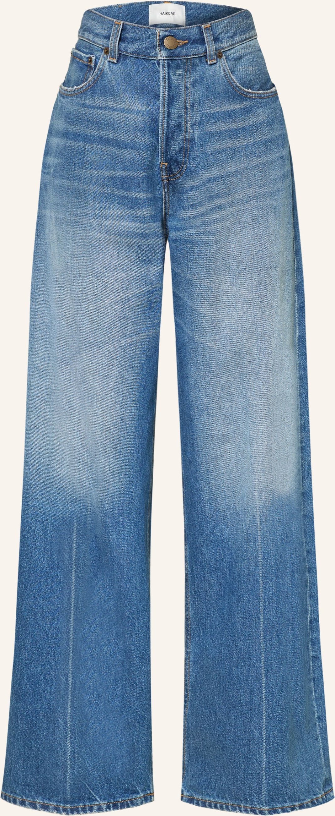 Haikure Wide Leg Jeans Bethany blau