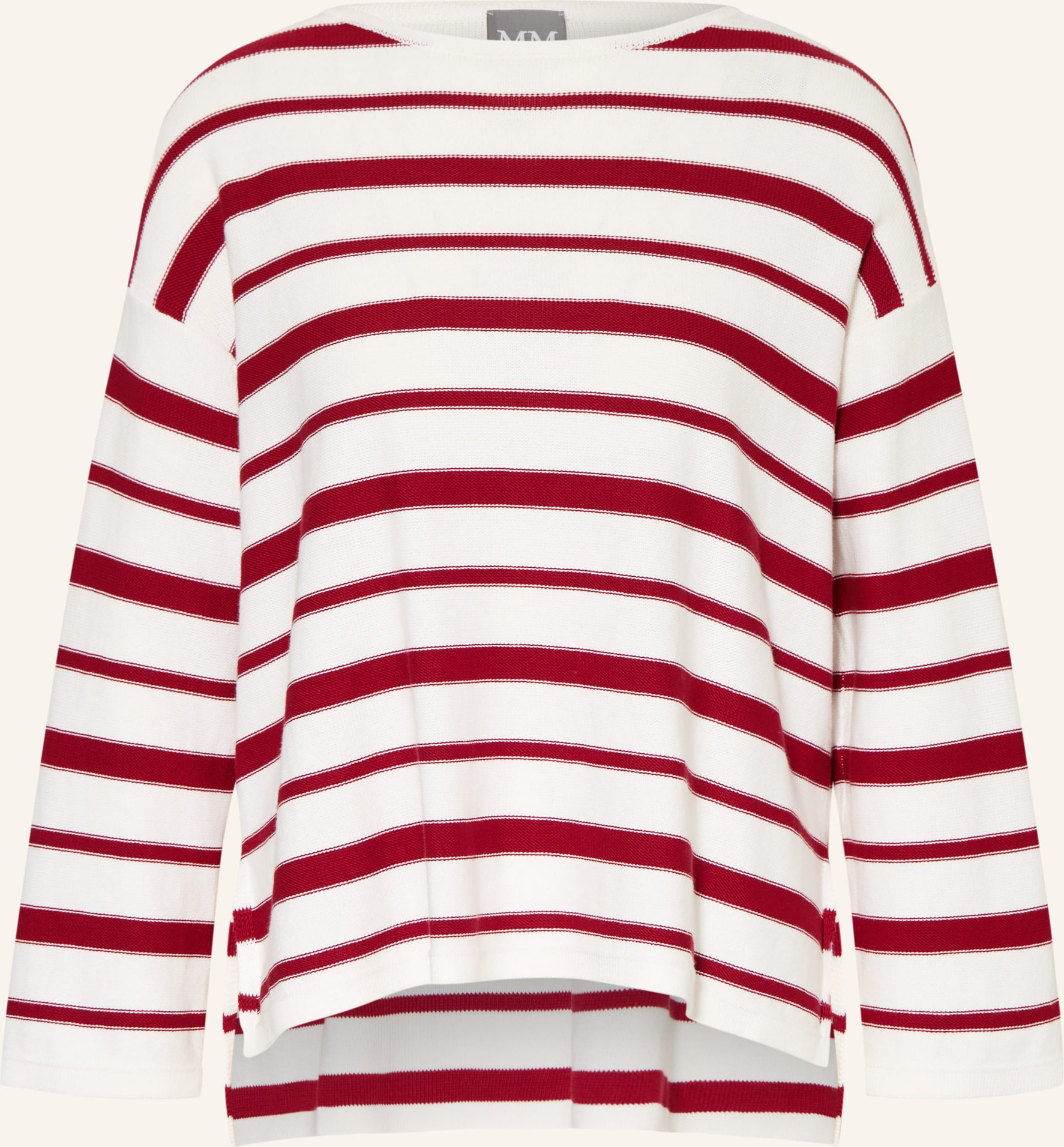Mm By Max Mara Shirt Locusta Mit 3/4-Arm rot