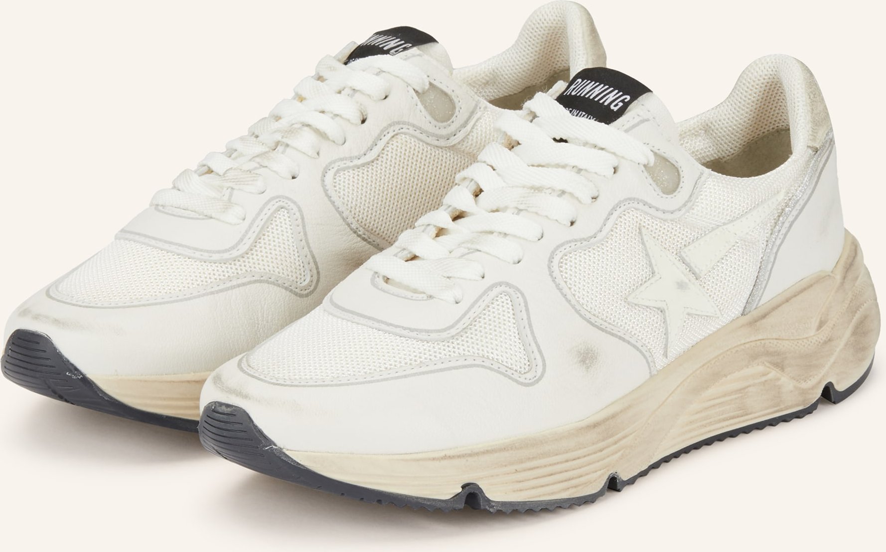 Golden Goose Sneaker Running Sole weiss