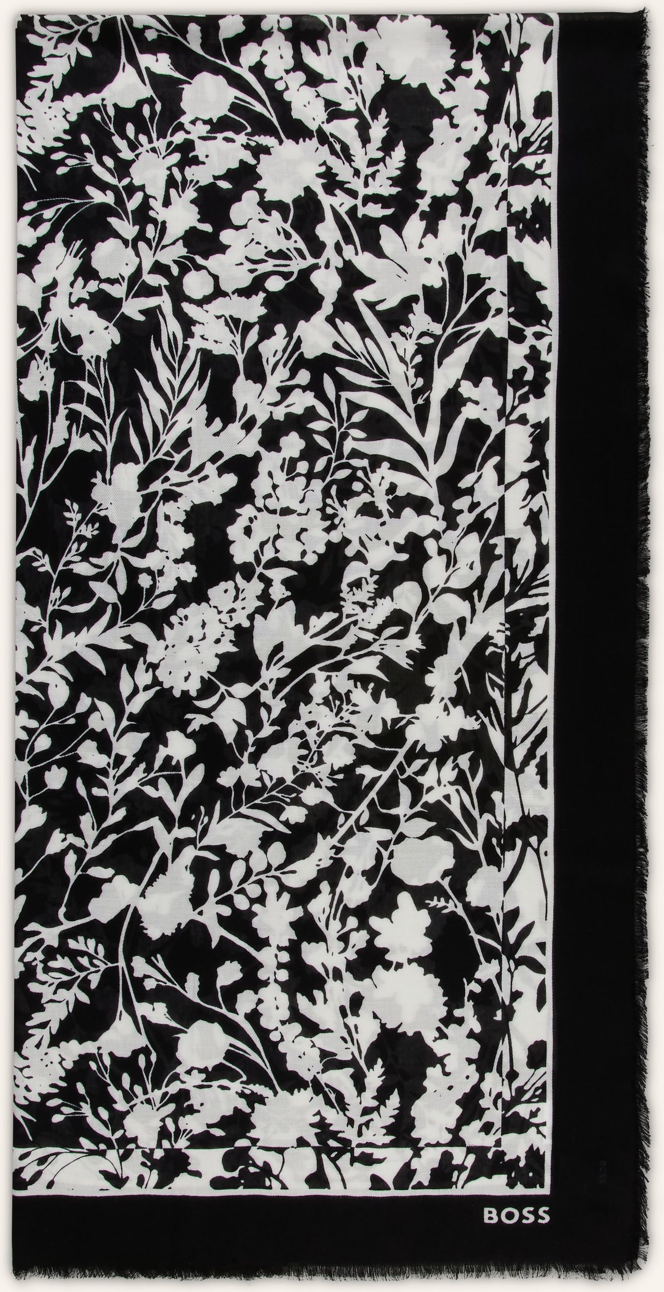 Boss Schal Tetih schwarz
