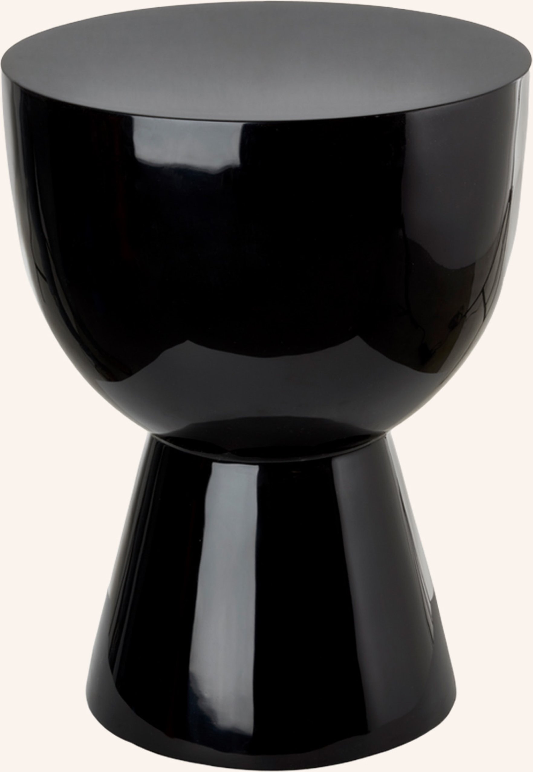 Polspotten Hocker Tam Tam schwarz