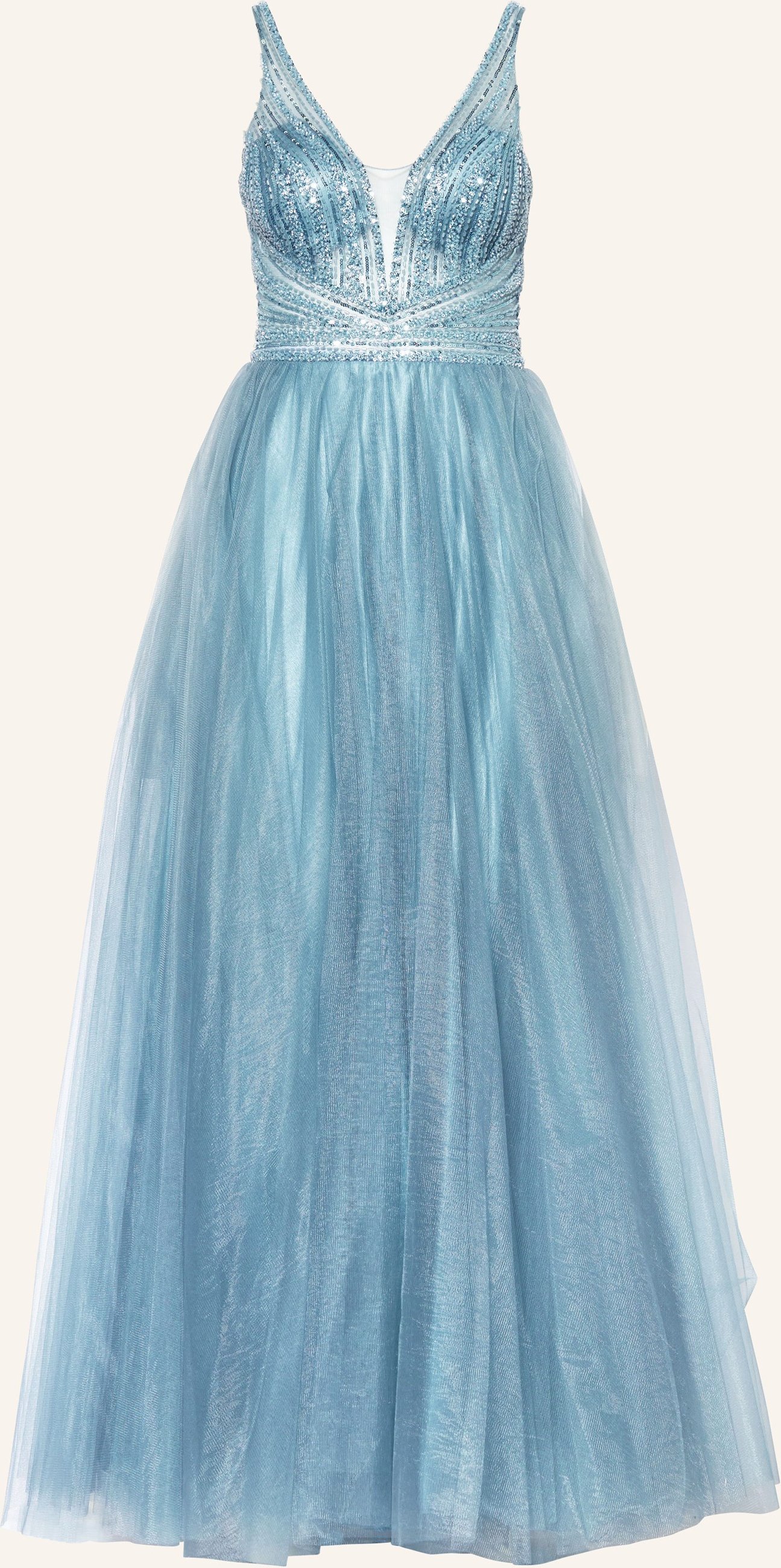 Hey Kyla Abendkleid Mit Pailetten Und Schmucksteinen blau