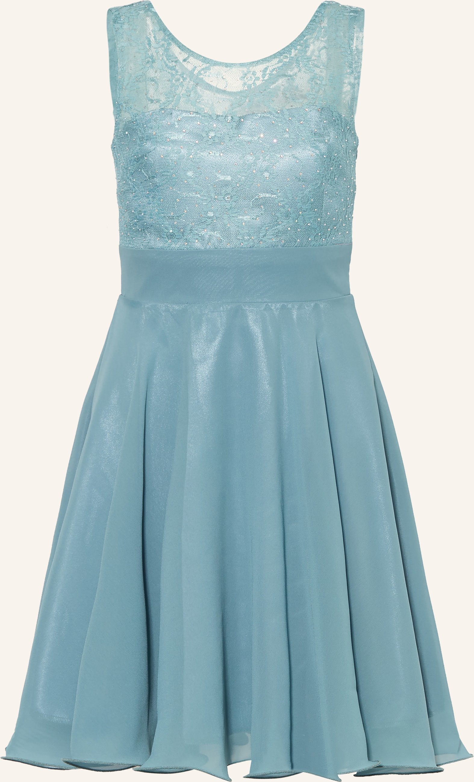 G.O.L. Finest Collection Cocktailkleid Mit Schmucksteinbesatz gruen