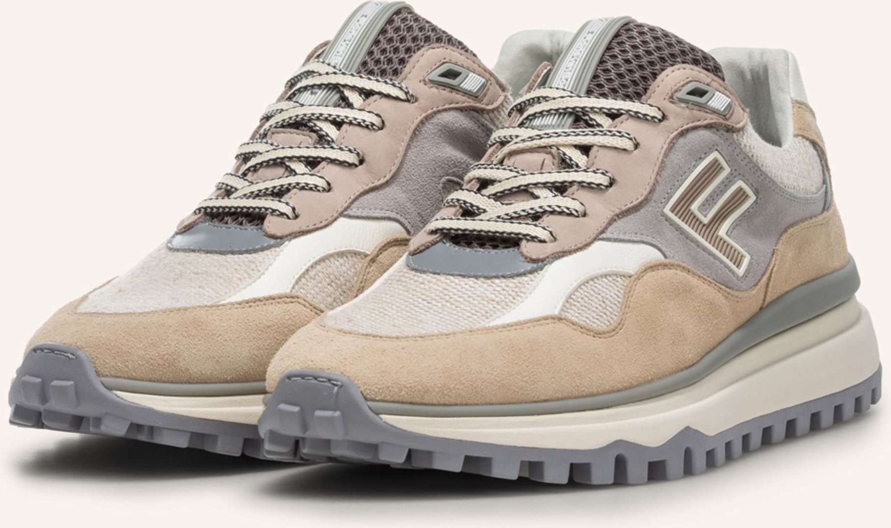 Floris Van Bommel Sneaker De Gripper 01 beige