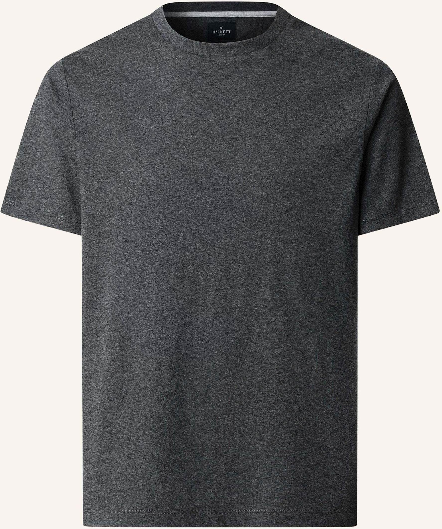 Hackett London T-Shirt Pima Cotton Tee grau