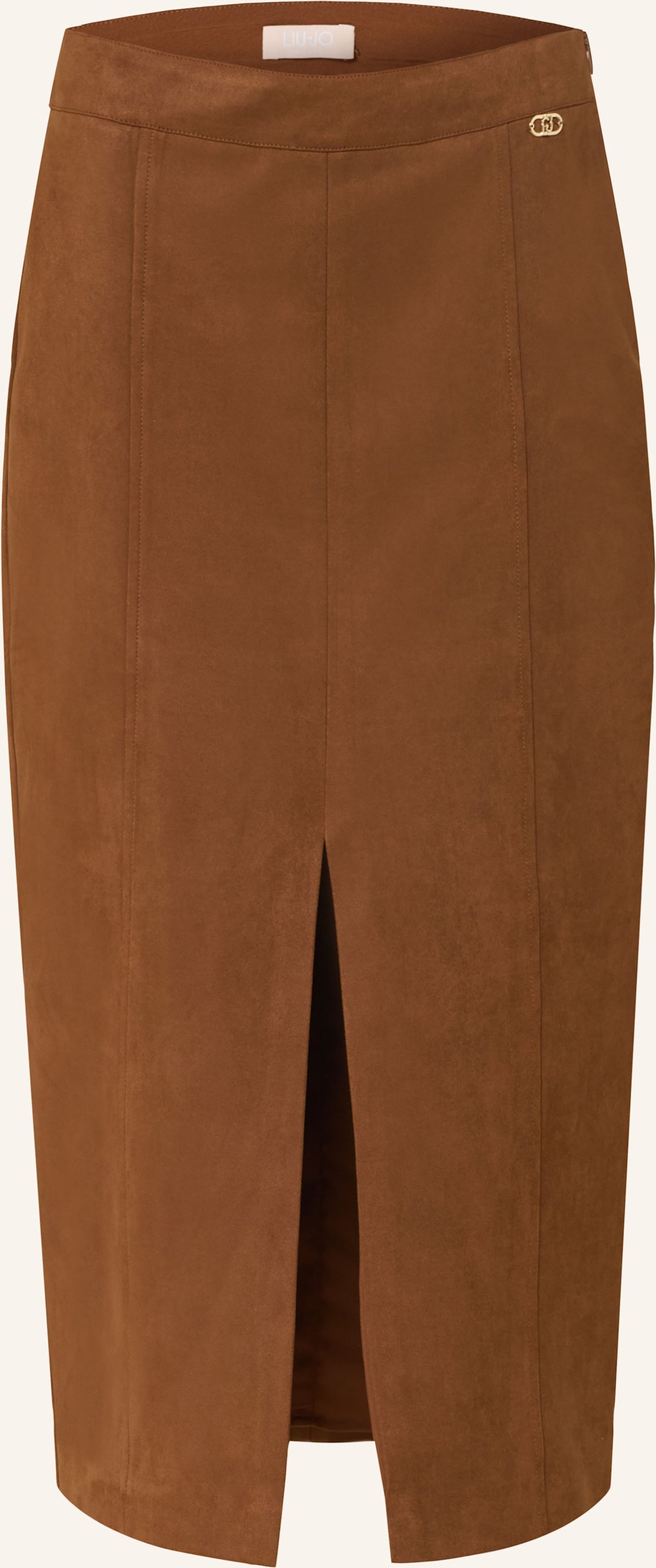 Liu Jo Rock In Lederoptik braun