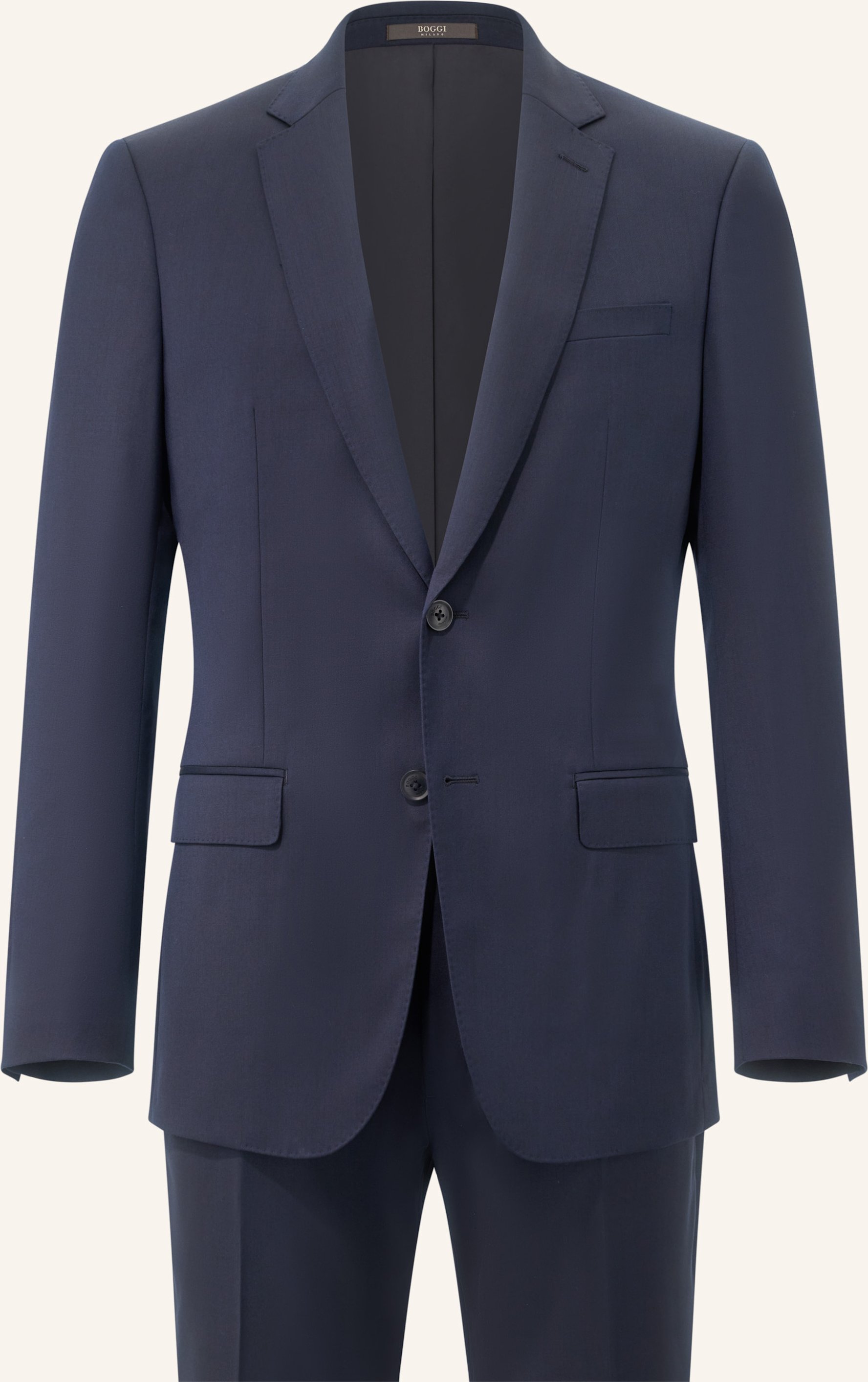 Boggi Milano Anzug Regular Fit blau