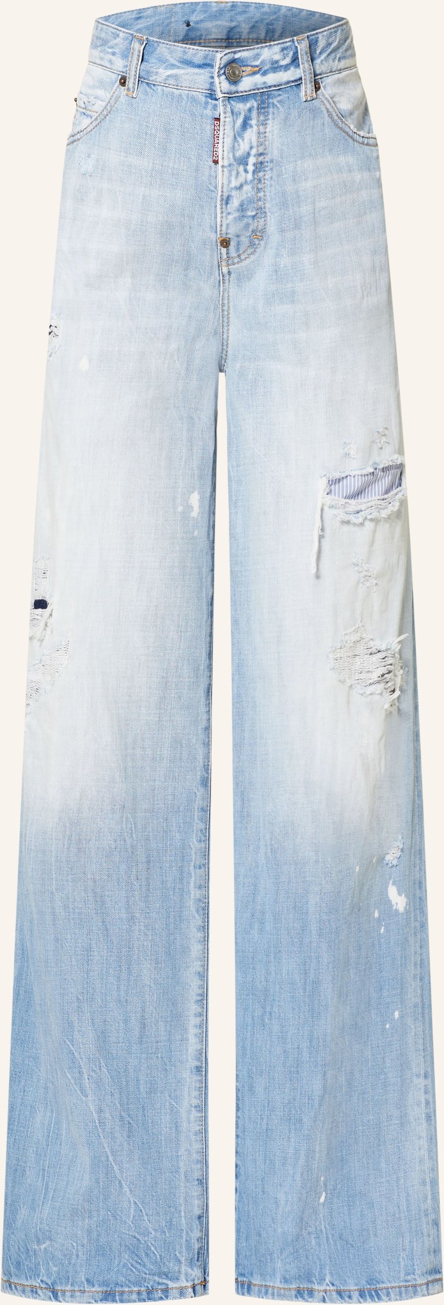 Thumbnail - dsquared2 Boyfriend Jeans Traveller blau