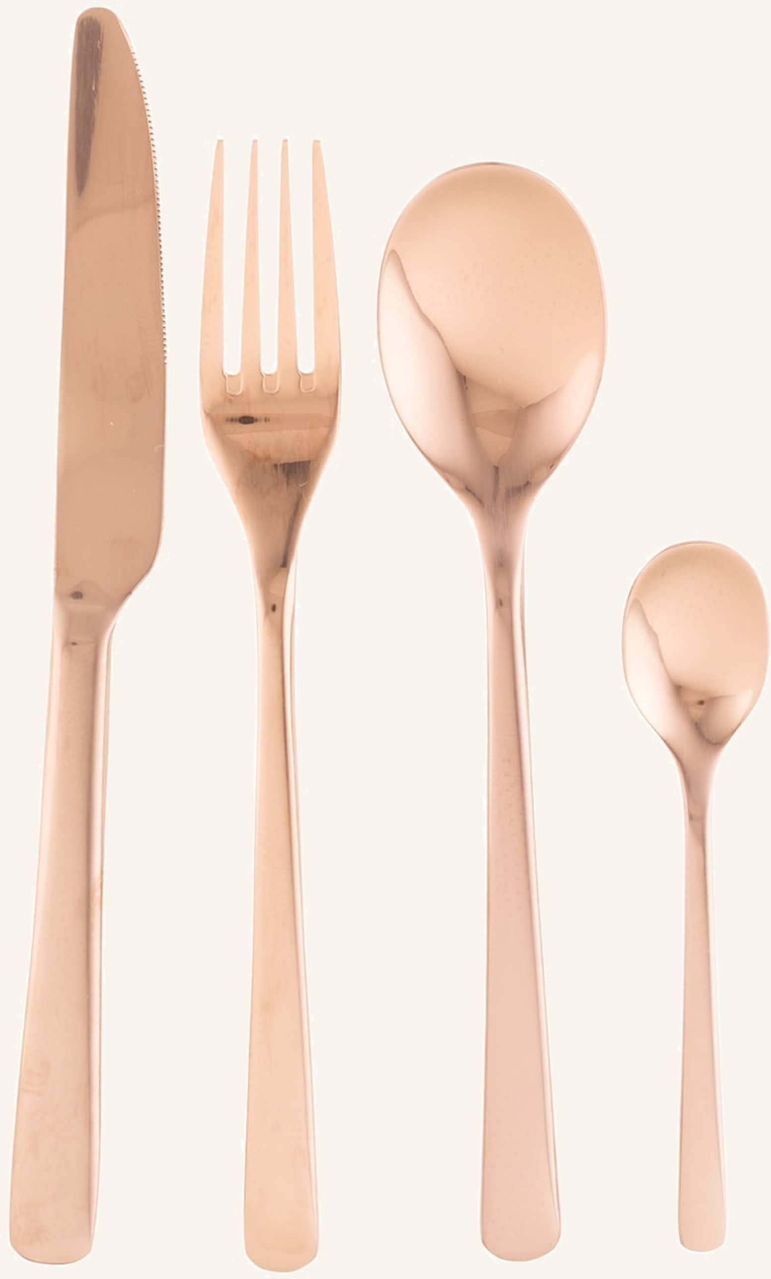 Broste Copenhagen 16-Tlg. Besteck-Set Hune rosegold