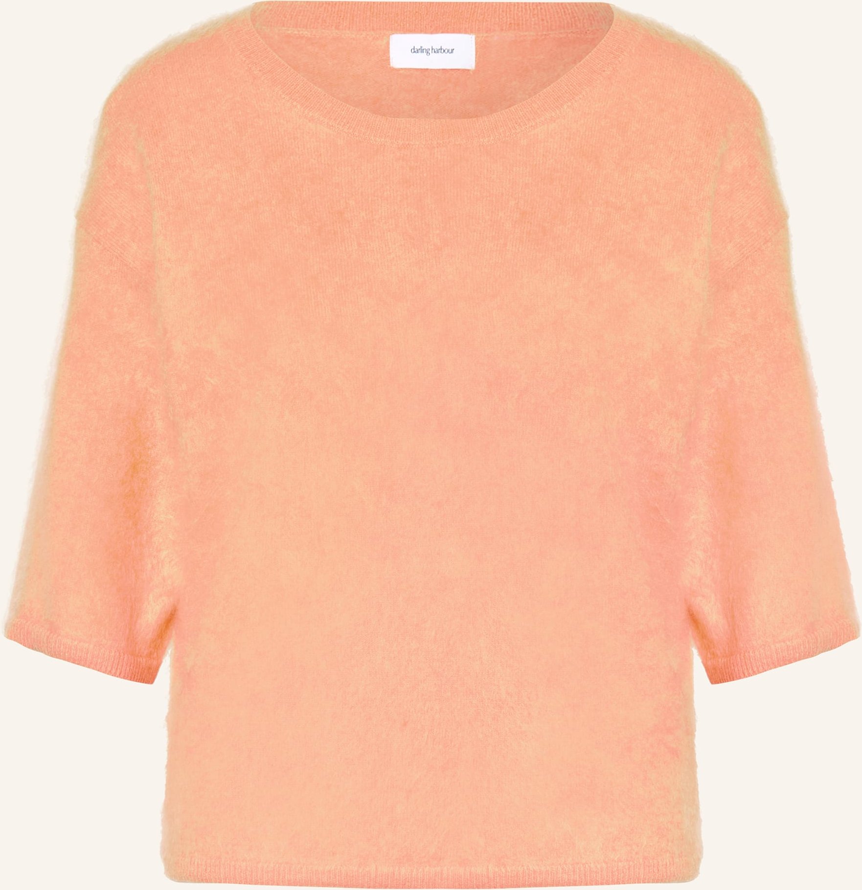 Darling Harbour Cashmere-Pullover Mit 3/4-Arm orange