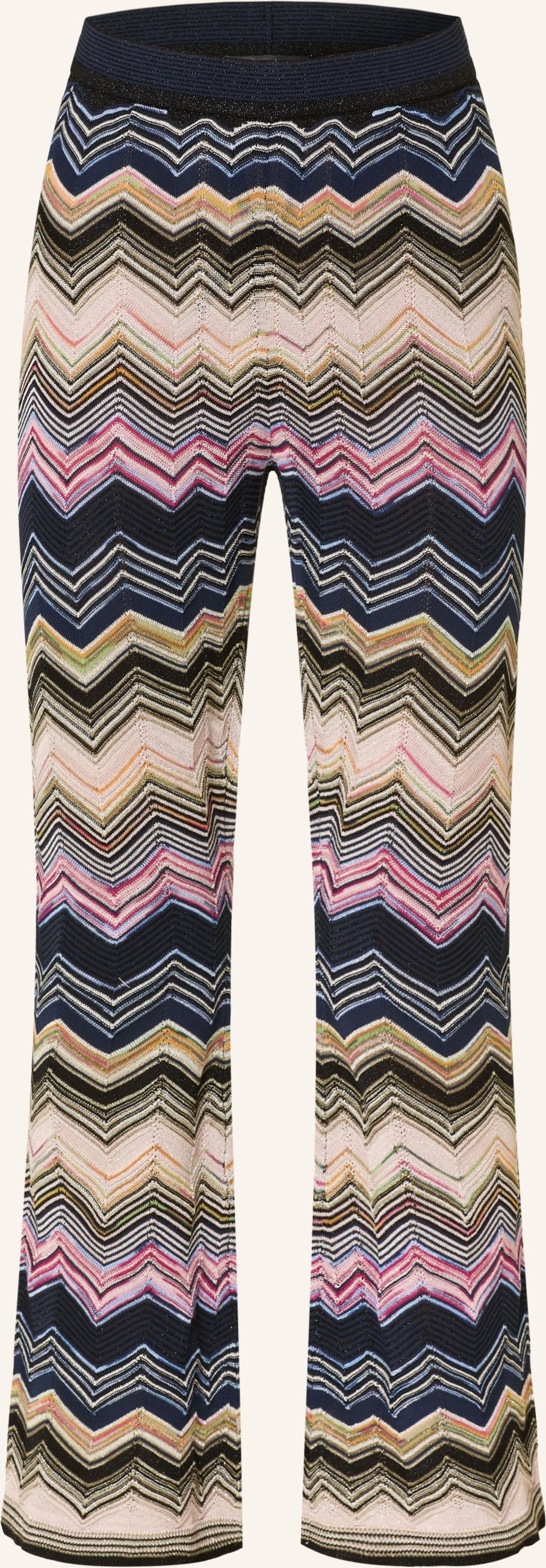 Oui Strickhose Mit Glitzergarn rosa