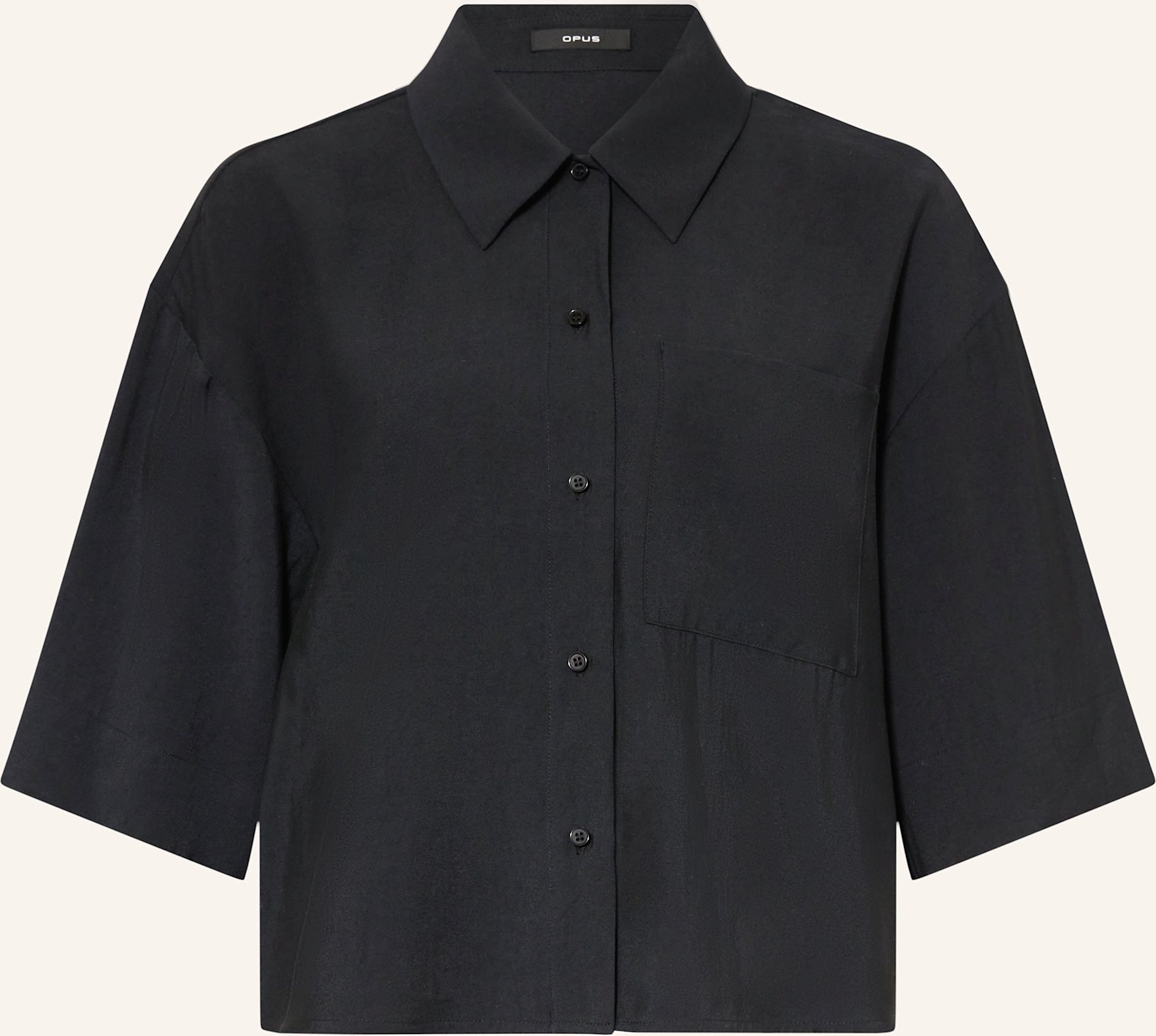 Opus Hemdbluse Fabbey schwarz