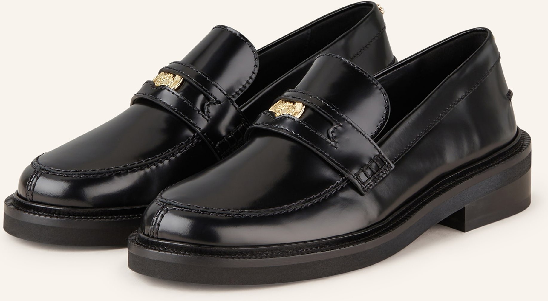 Maje Penny-Loafer schwarz